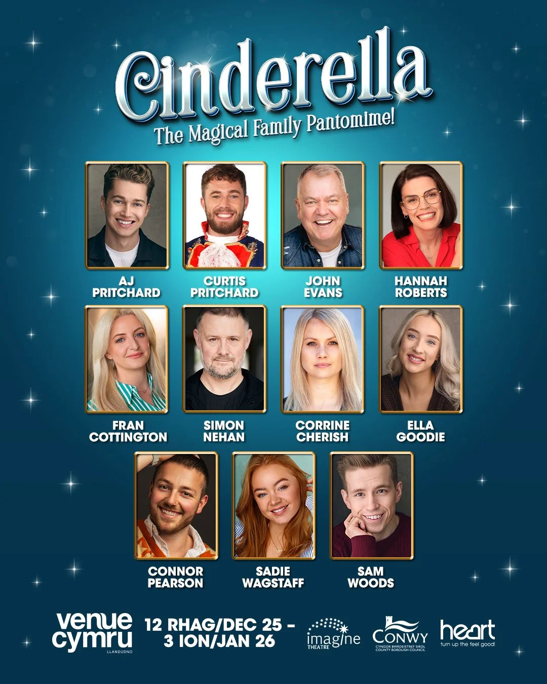 Meet the cast having a ball at Venue Cymru in the magical Cinderella

#llandudnopanto #venuecymrupanto #panto #cinderella #christmasinllandudno #makingwishescometrue #cinderellapanto #glassslipper #fairygodmother