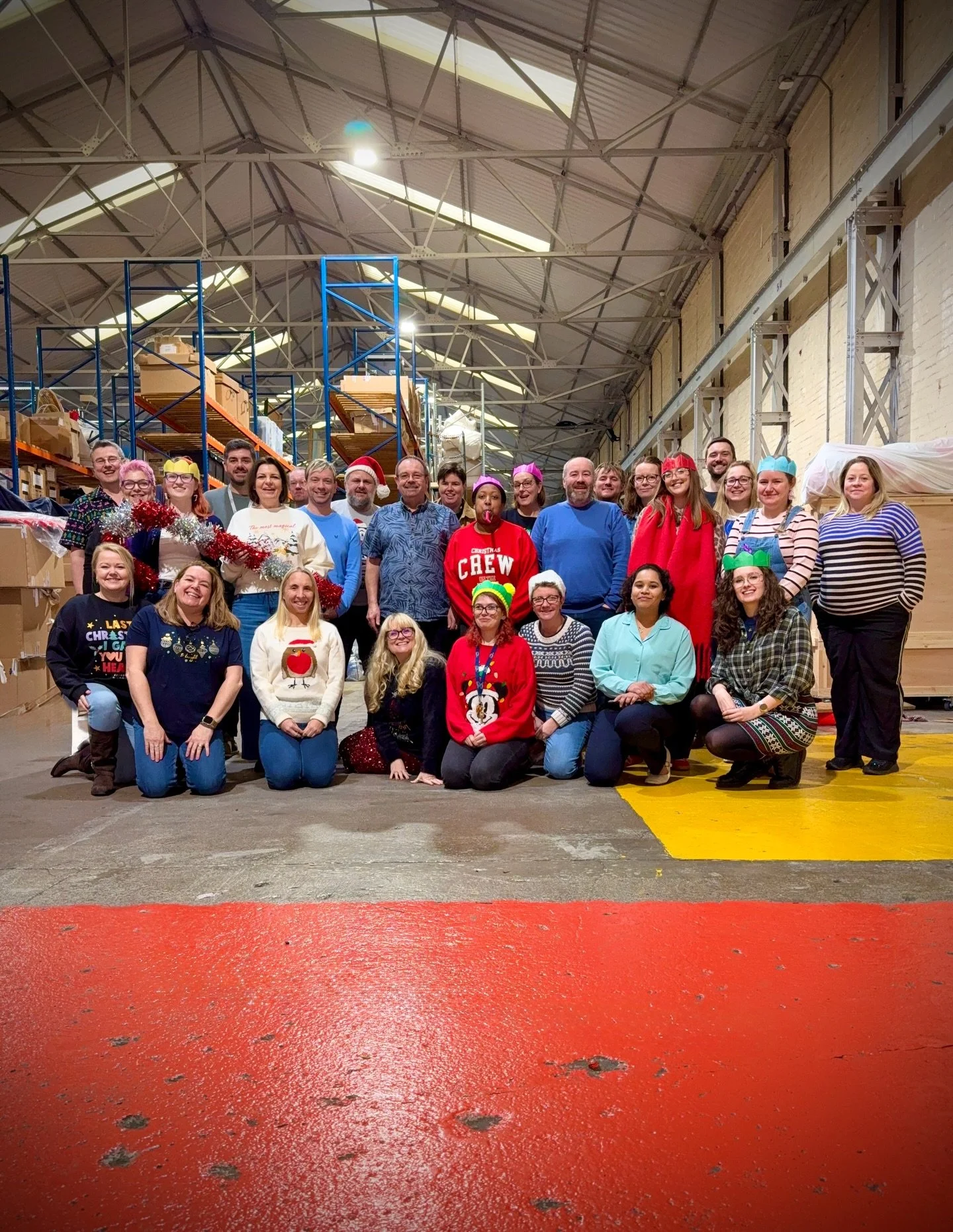 Christmas party snaps 🎄🎅 Our Christmas Party is over, it&rsquo;s time for us to go&hellip; you know the drill 😆 

Now it&rsquo;s back to work on Panto we ho ho ho, all full of food and ready to go&hellip; time we got moving on the Christmas magic 