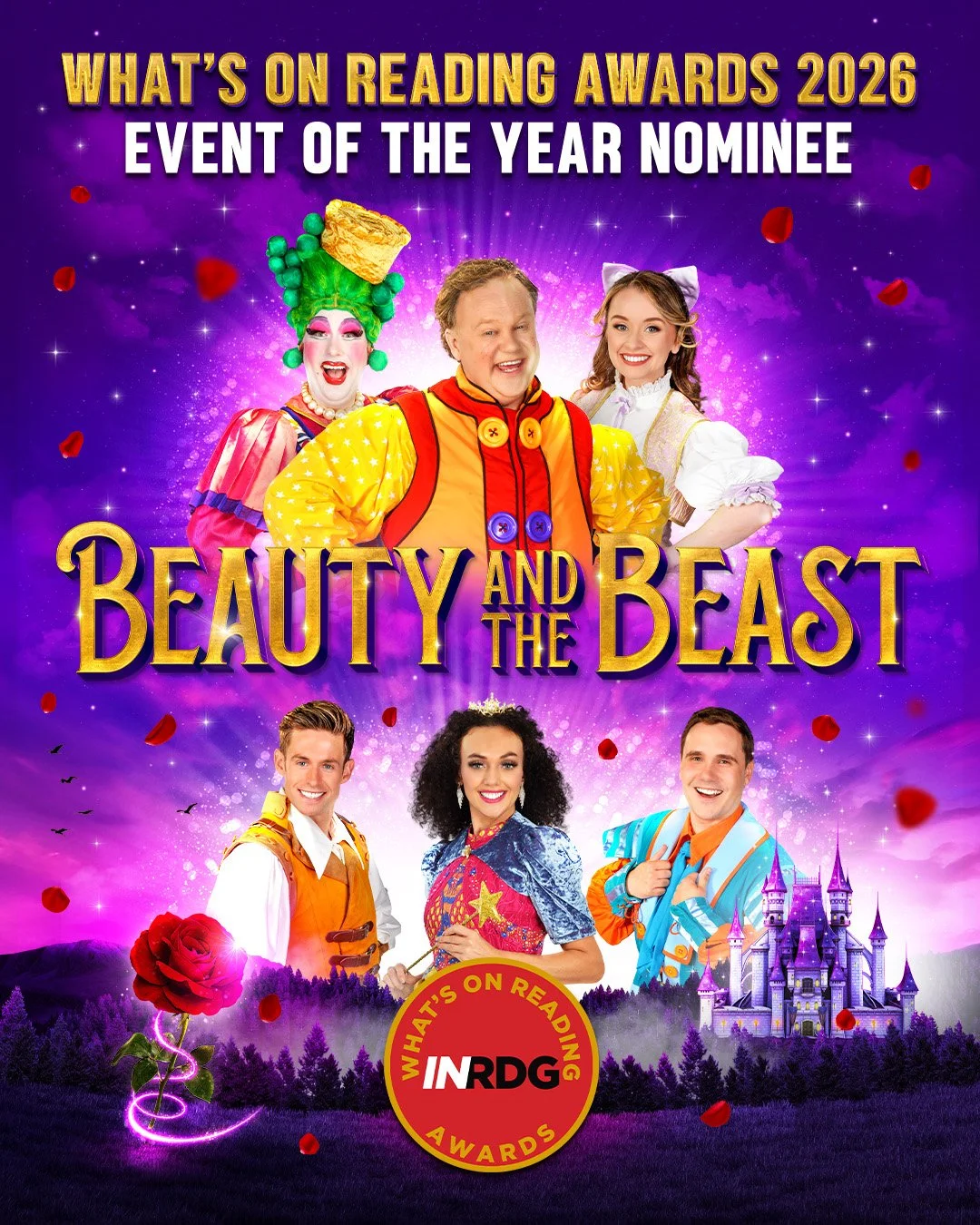 We&rsquo;re absolutely thrilled to share that our 2025 pantomime Beauty and the Beast at The Hexagon has been shortlisted for Event of the Year at the What&rsquo;s On Reading Awards celebrating arts, culture and heritage! 
Event of the Year is open t