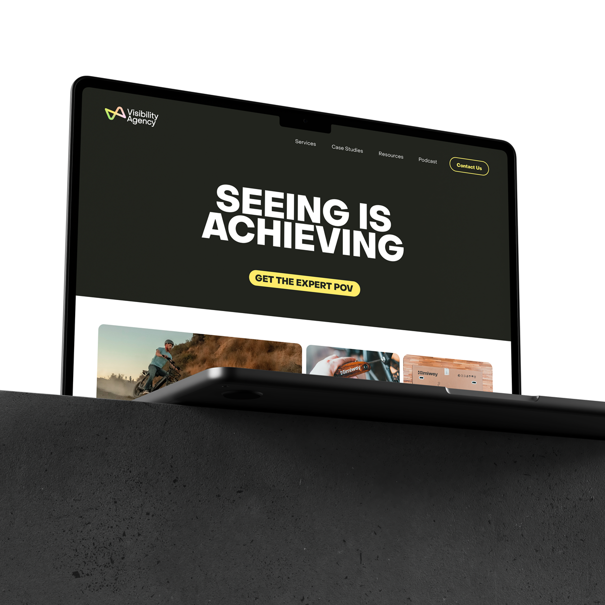 Visibility Agency Concept 2 Mockup