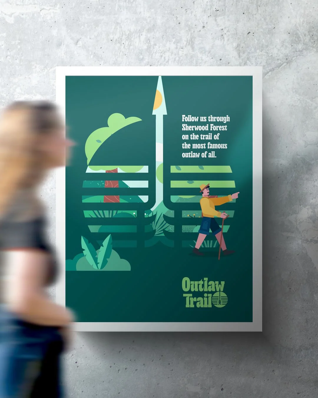 Outlaw Trail Concept - Poster