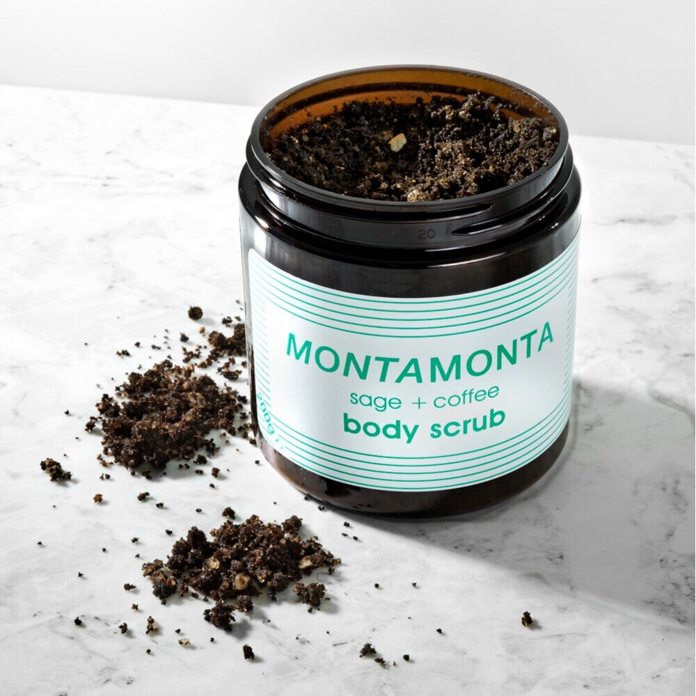 zero waste coffee body scrub closed loop repurposed