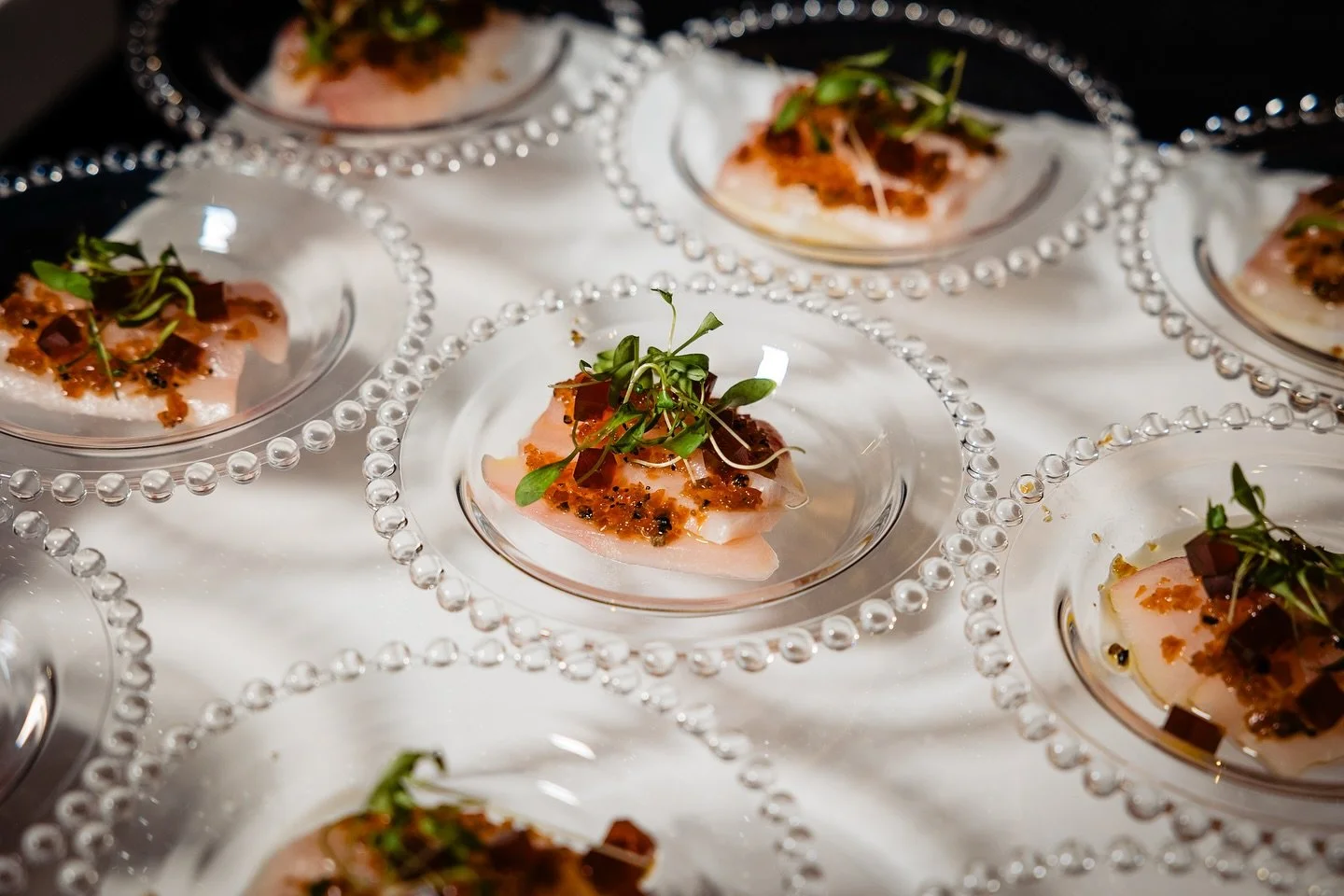 Crudos are a beautiful way of showcasing the amazing produce we have access to, they are fresh, zingy, delicious and the perfect way to start a meal. We love working with True World Foods who supply some of the best Japanese restaurants in London wit