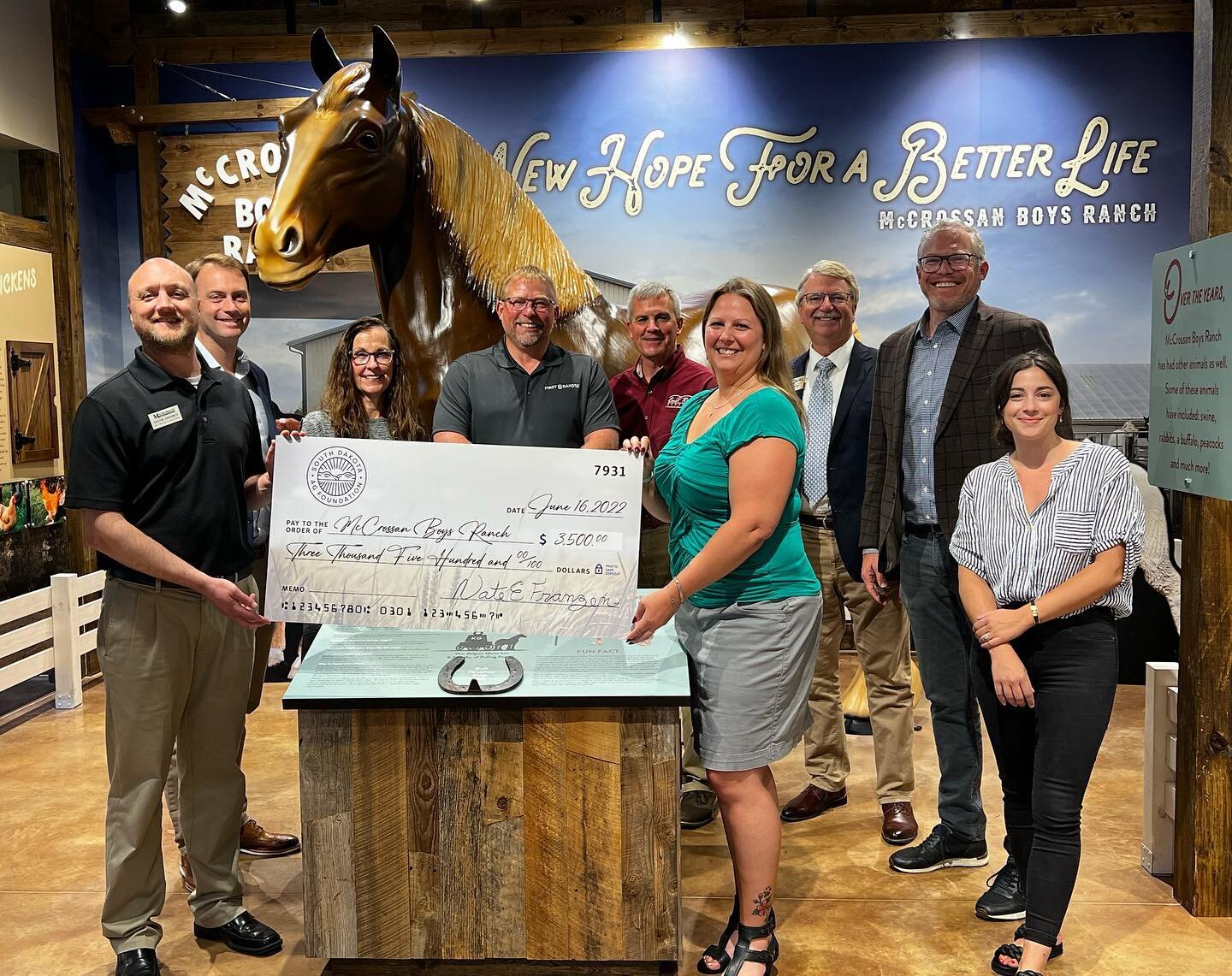 One of our Ag Innovator Grant recipients hosted our board last week! It was great to learn more about the McCrossan Boys Ranch!