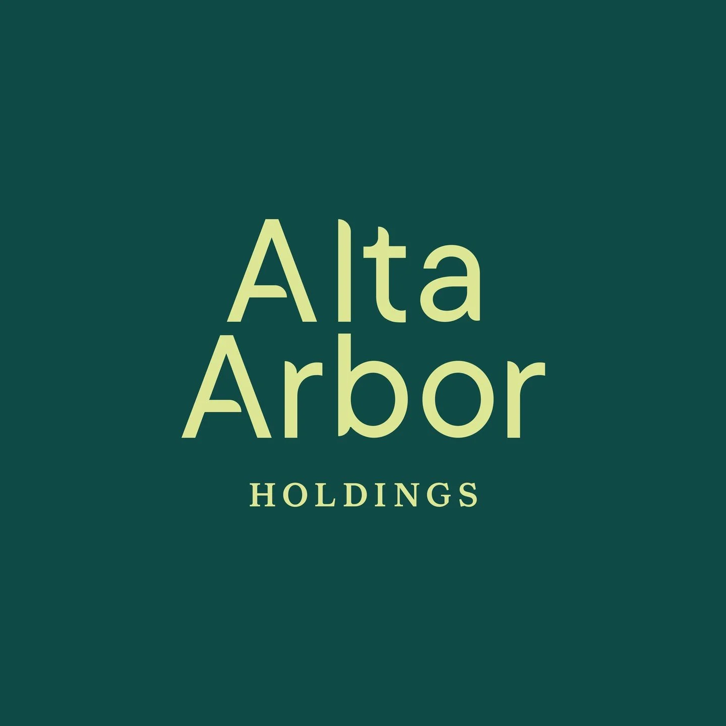 Brand Identity for Alta Arbor Holdings 🌿 Alta Arbor invests in premium horticultural businesses, prioritizing long-term partnerships that foster stability and continuity. To resonate with family-owned greenhouse growers, we created a fresh and frien