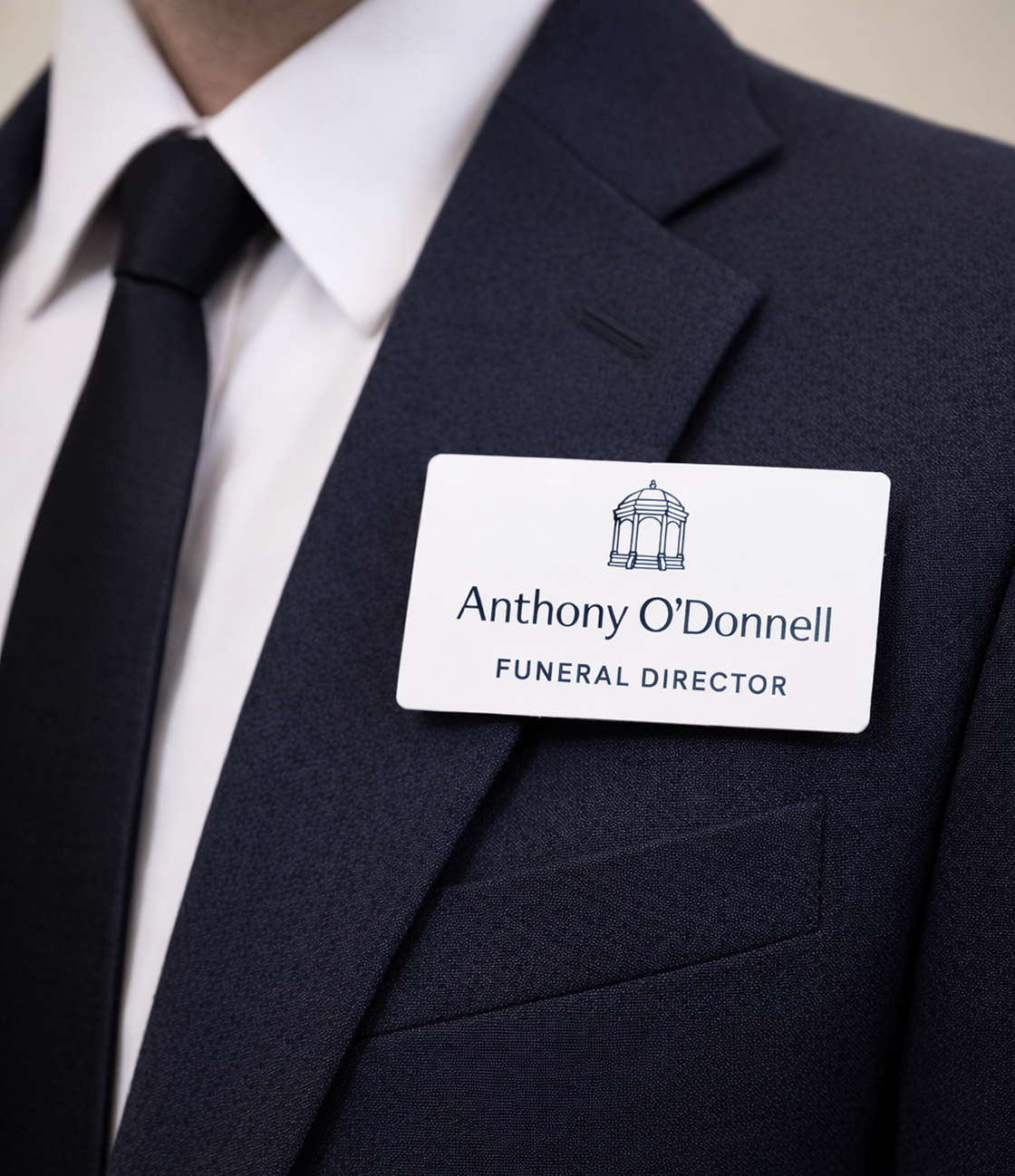 Vervaine designed O'Donnell name tag