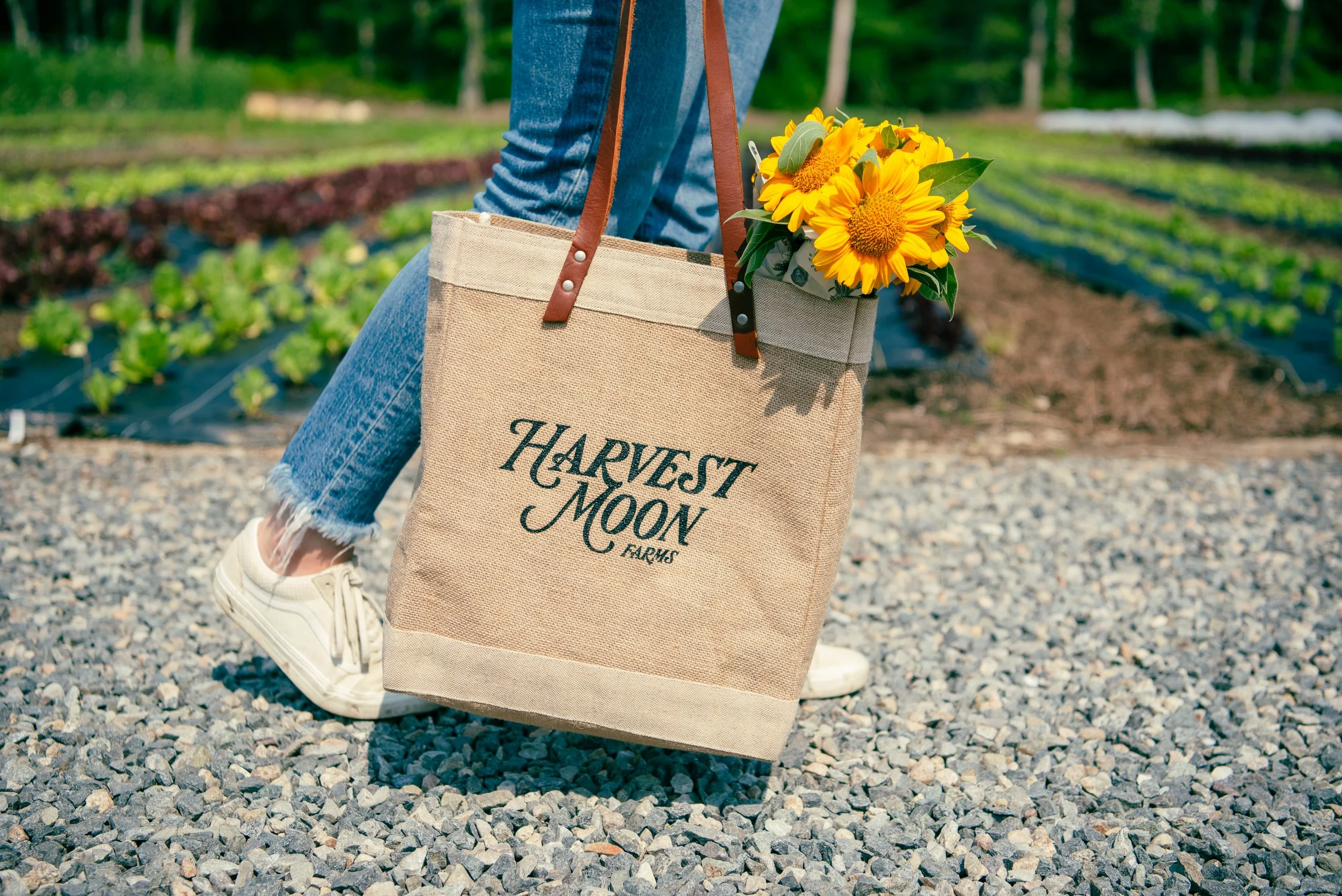 Harvest Moon Farms Jute Tote Vervaine