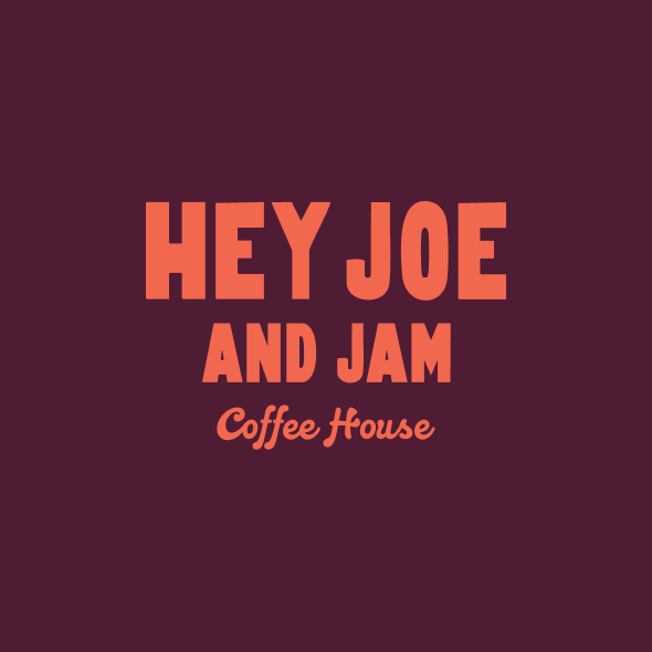 Vervaine logo for Hey Joe and Jam Coffee House