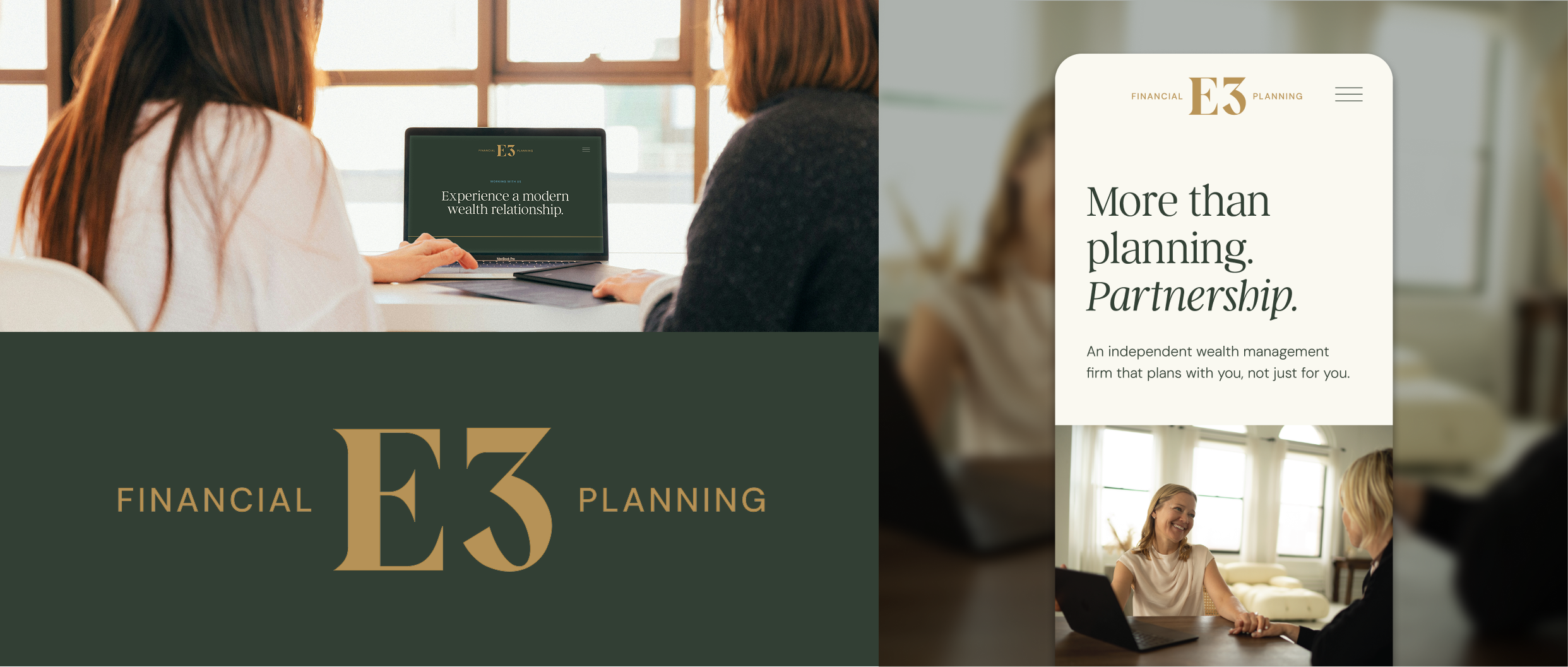 Vervaine E3 FInancial Planning branding overview