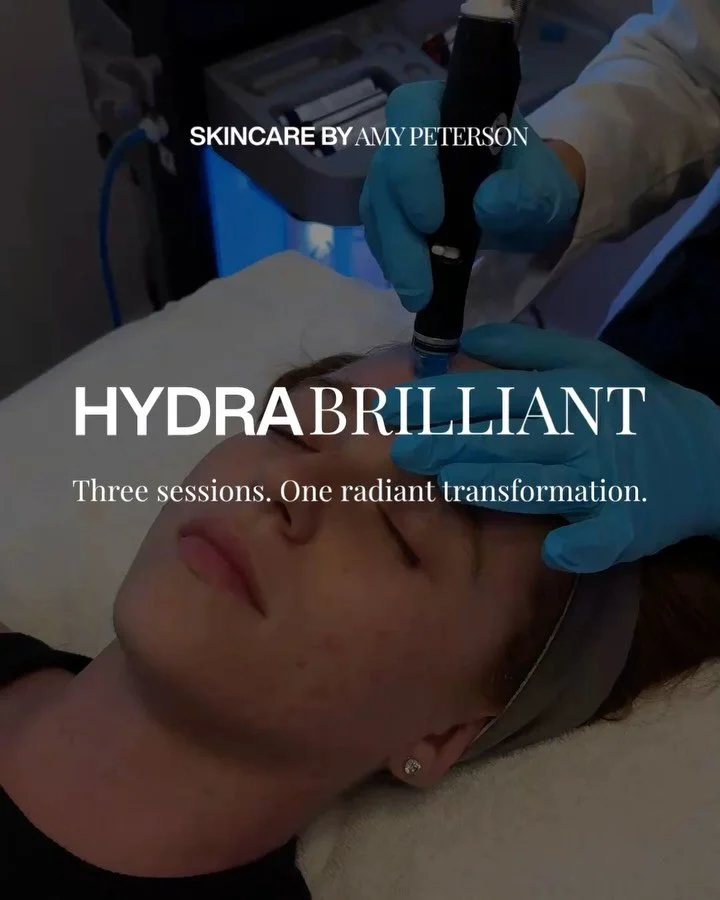 Hydrabrilliant continues to be one of our most-loved treatments &mdash; and for good reason.

It fuses HydraFacial and Clear &amp; Brilliant +
Exosomes to refine texture, revive radiance, and ignite collagen renewal.

Now available as a 3-session pac
