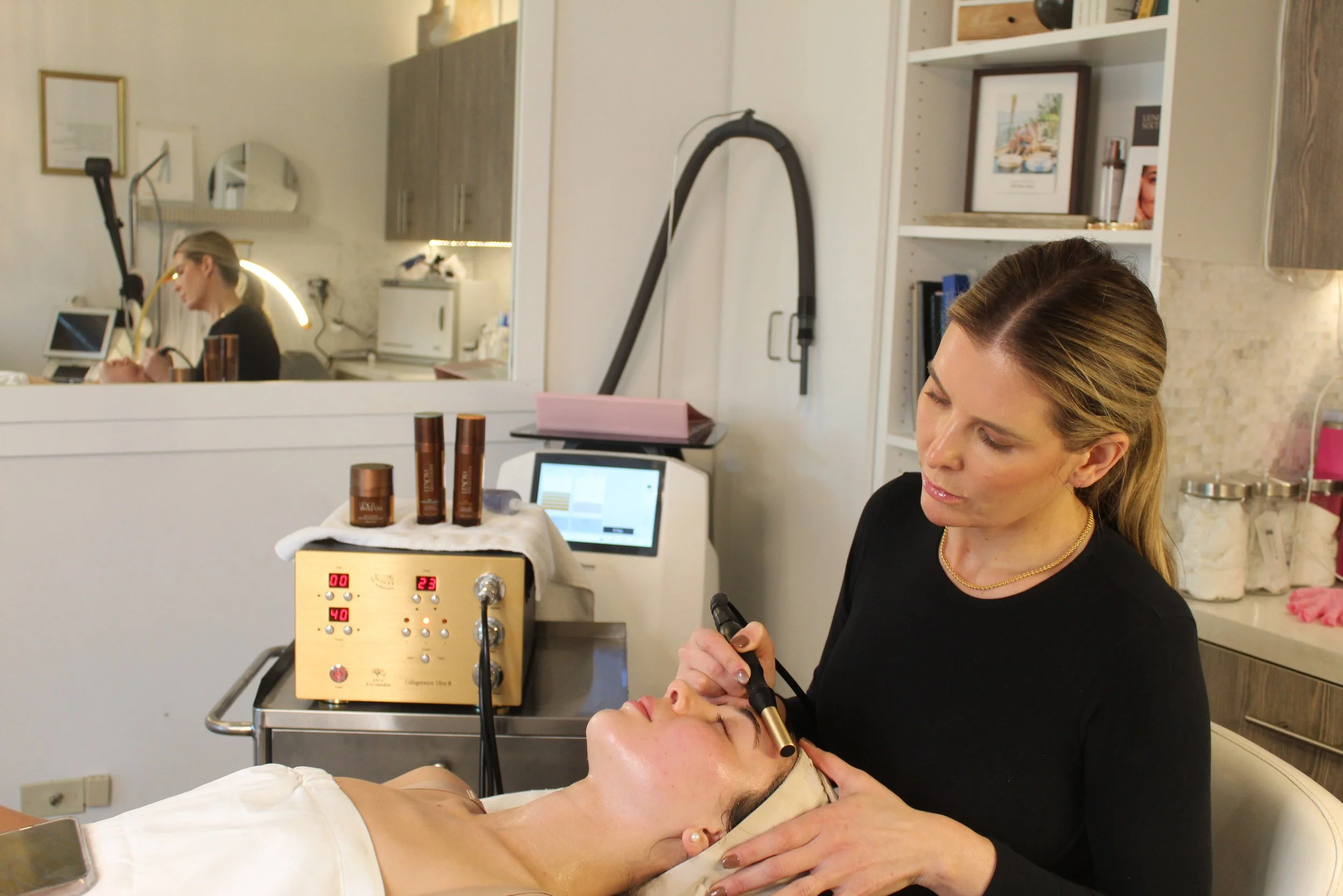 Long term, facial tightening.