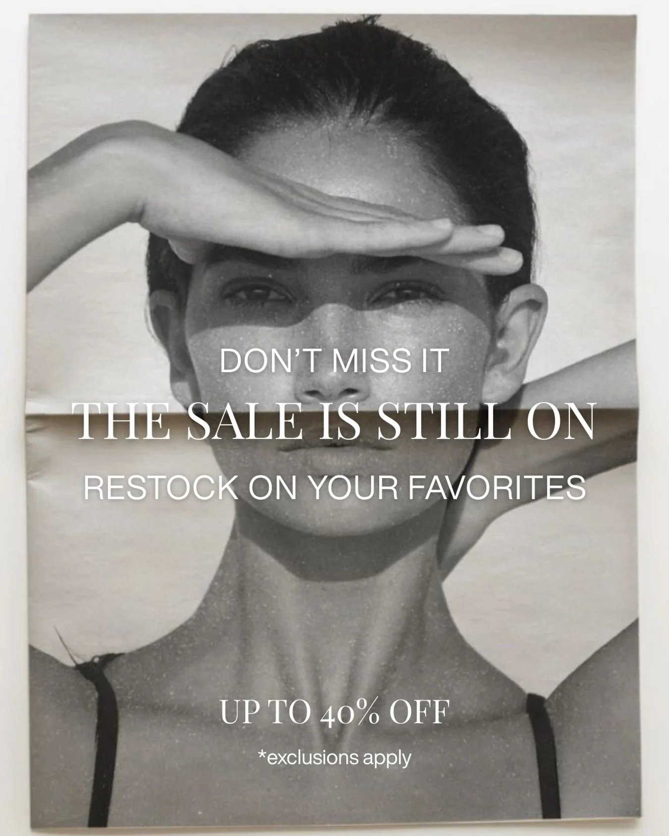 The sale continues. 

Your favorites, up to 40% off. 

Shop Skin Savant at the link in our bio. Exclusions apply.