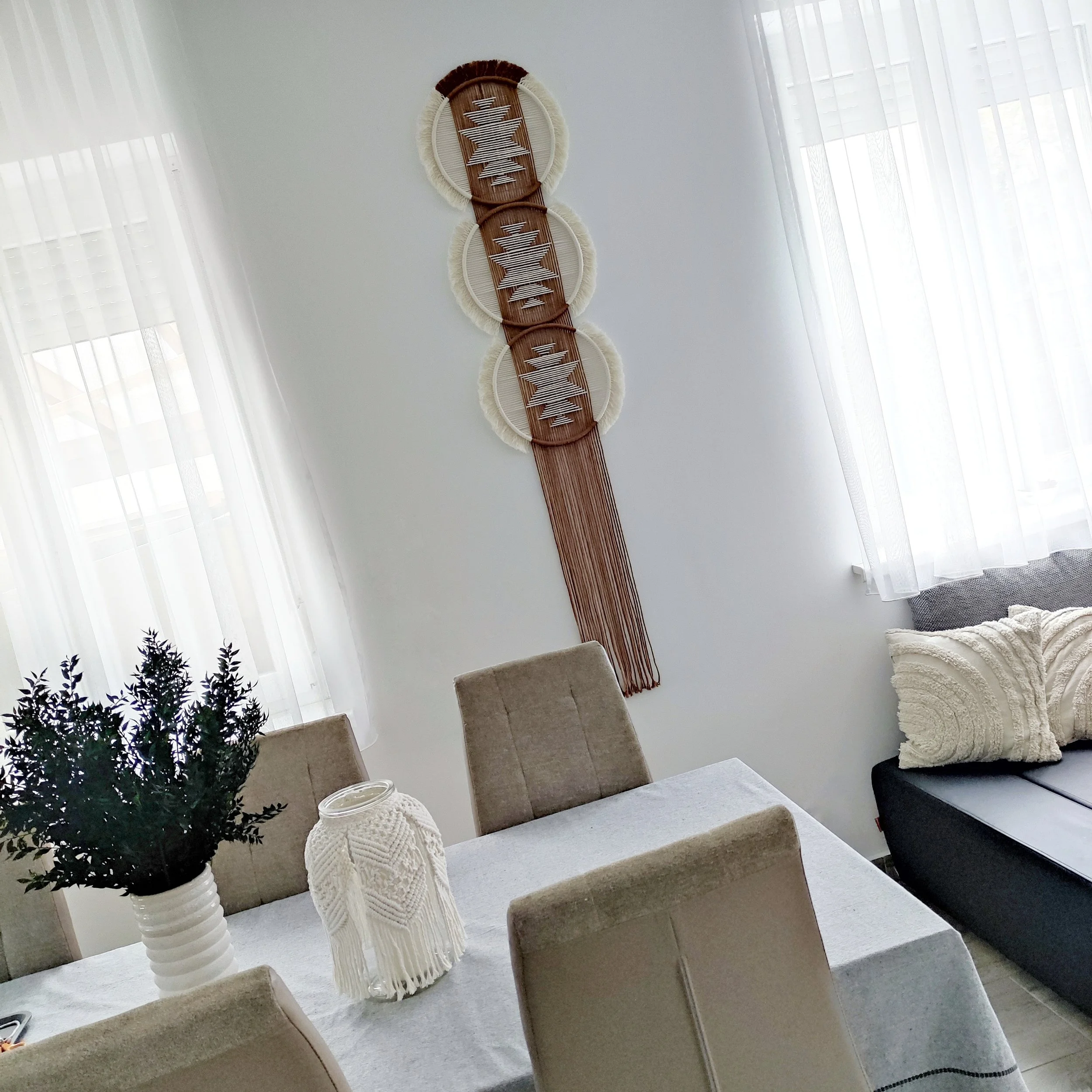 Modern makramé