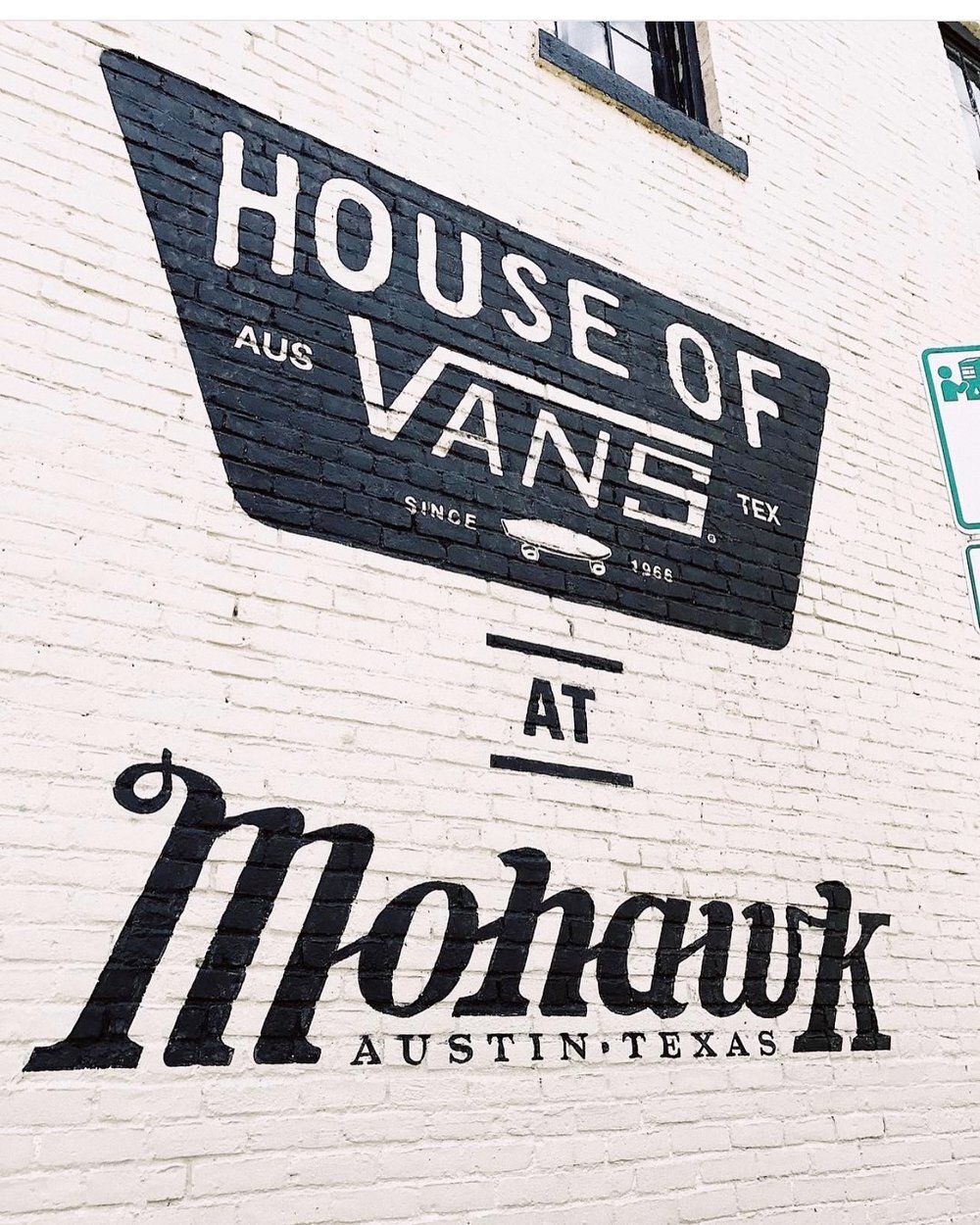 exterior mural for the mohawk in Austin, Texas by mural artist andrew manning 