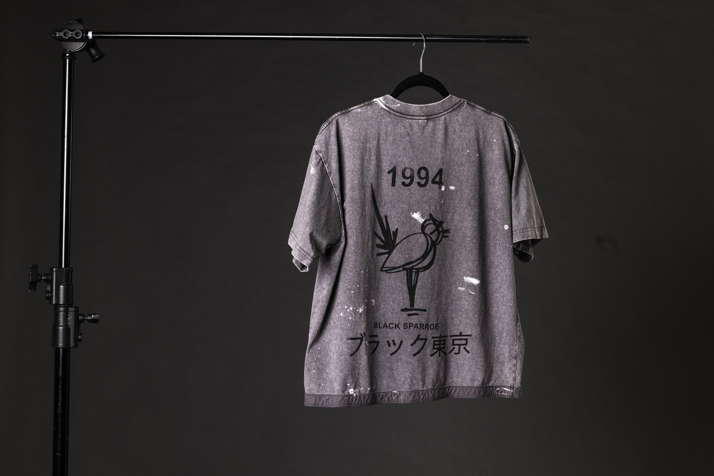 Grey / Black Tokyo Shop Tee