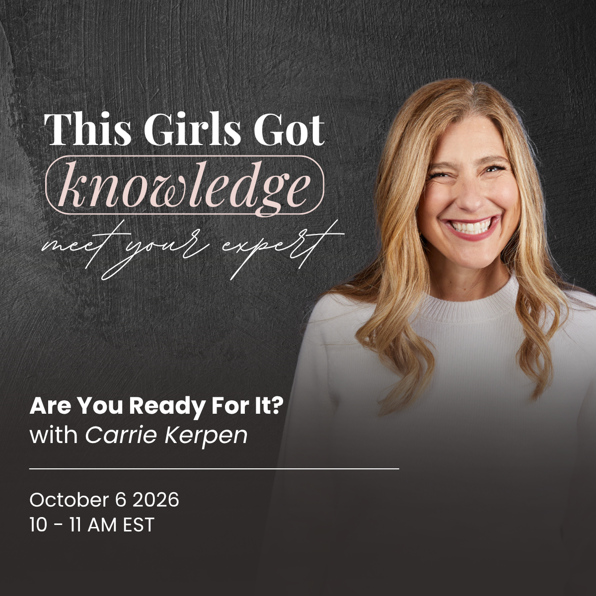 This Girls Got Knowledge! | October 6
