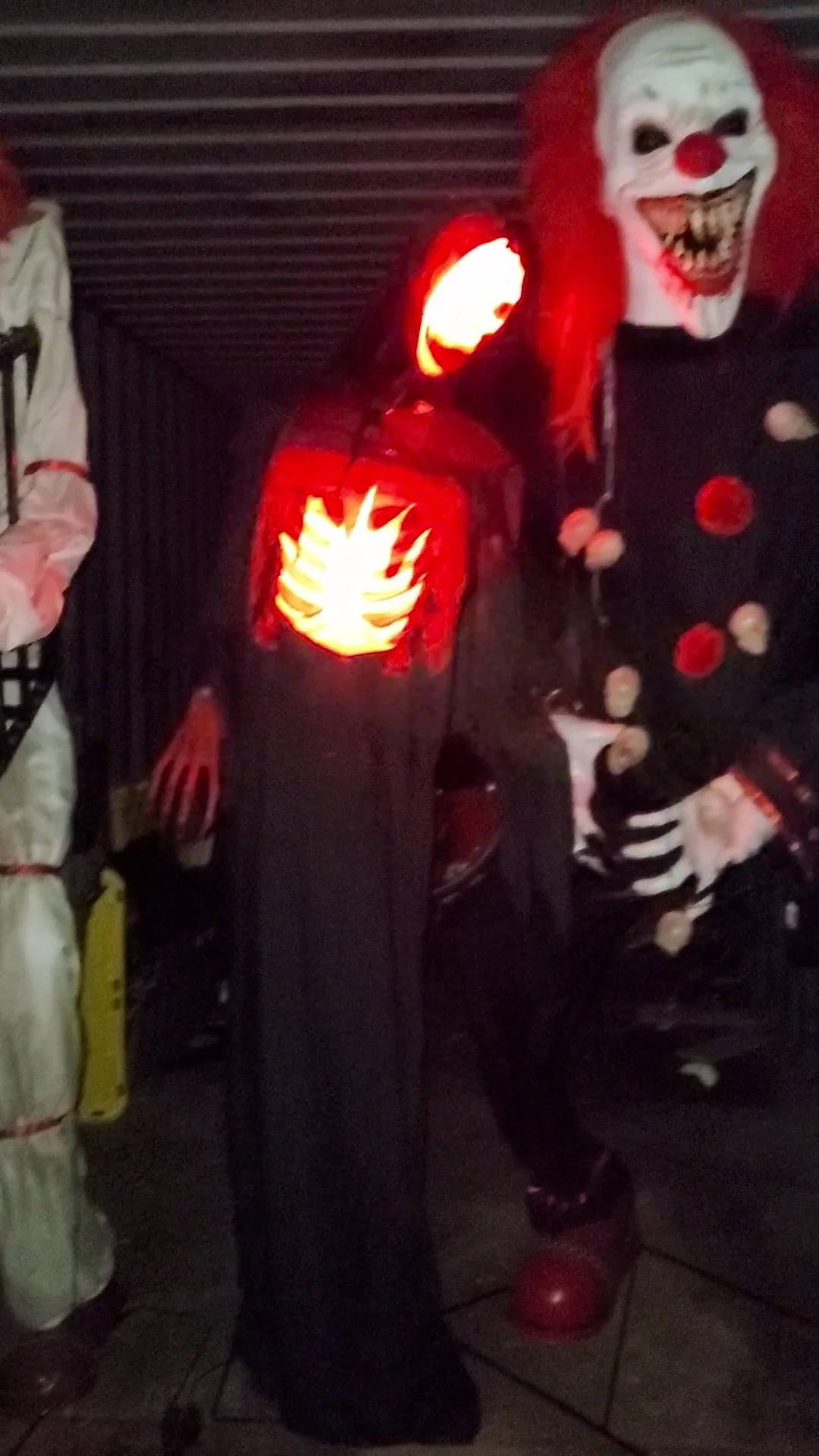 Clown characters at a past Scare Park event