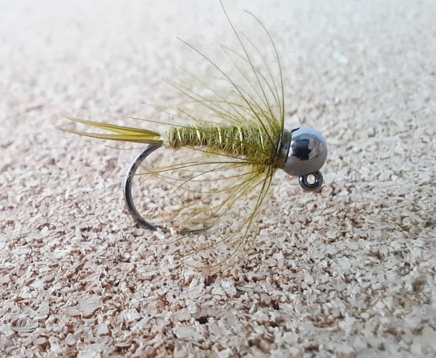 4 - CDC Olive Stonefly Jig - Euro Nymphs. Anchor Flies. Tungsten Stoneflies. Trout Flies. Fly Fishing Nymphs. Colorado Fishing.