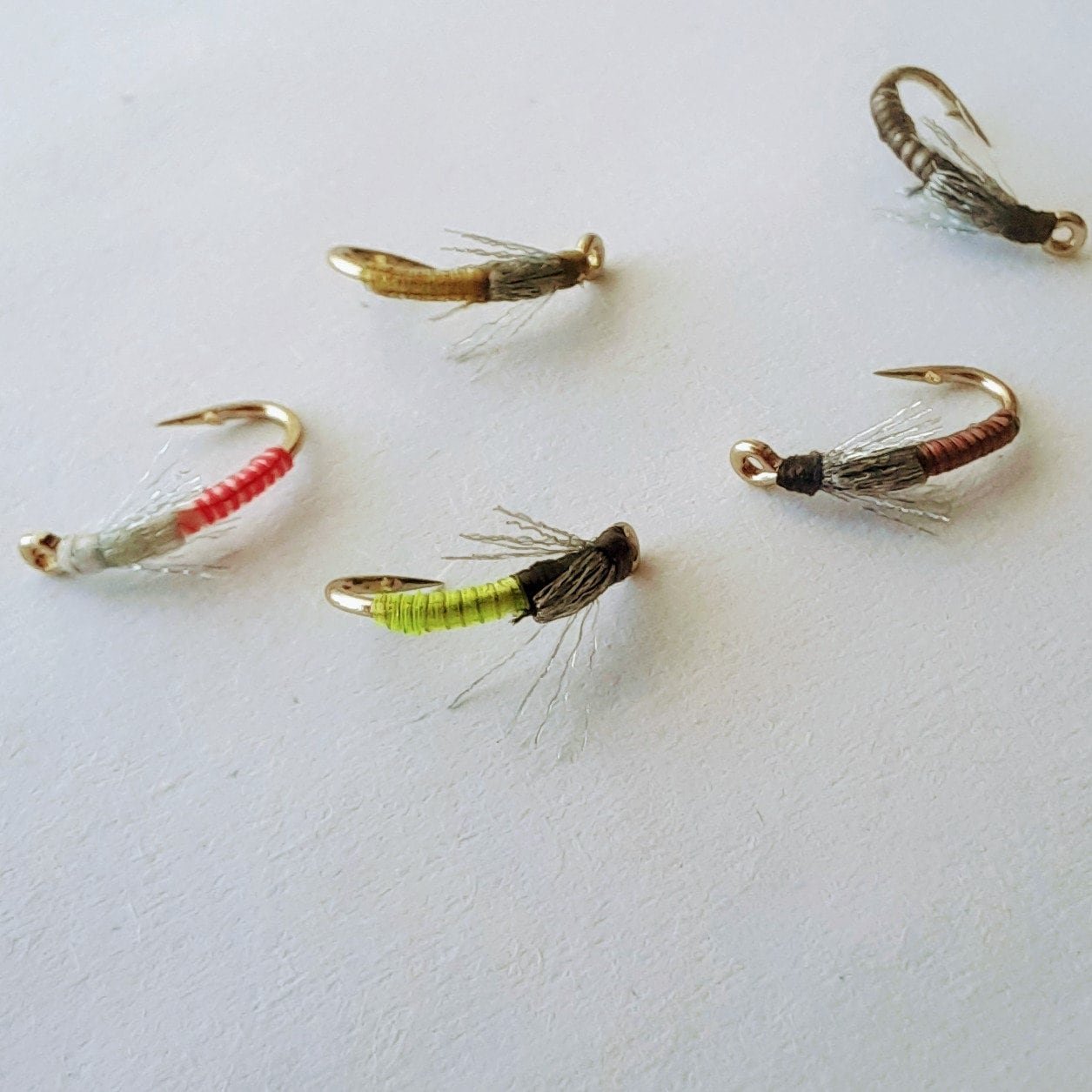 4 - Midge Emerger - Fly Fishing Flies. Colorado Trout Flies. Tailwater Trout Patterns. Sizes #16-#22.