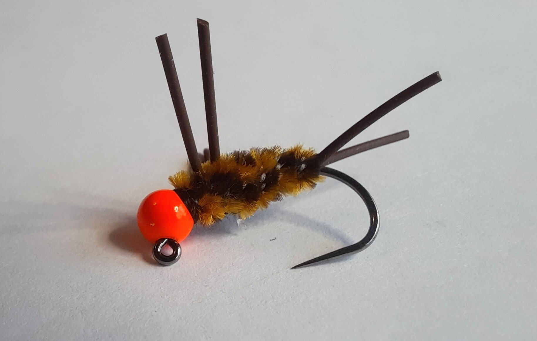 Bead Head Hot Chartreuse Egg Fly Fishing Flies - 6 Flies Hook Size