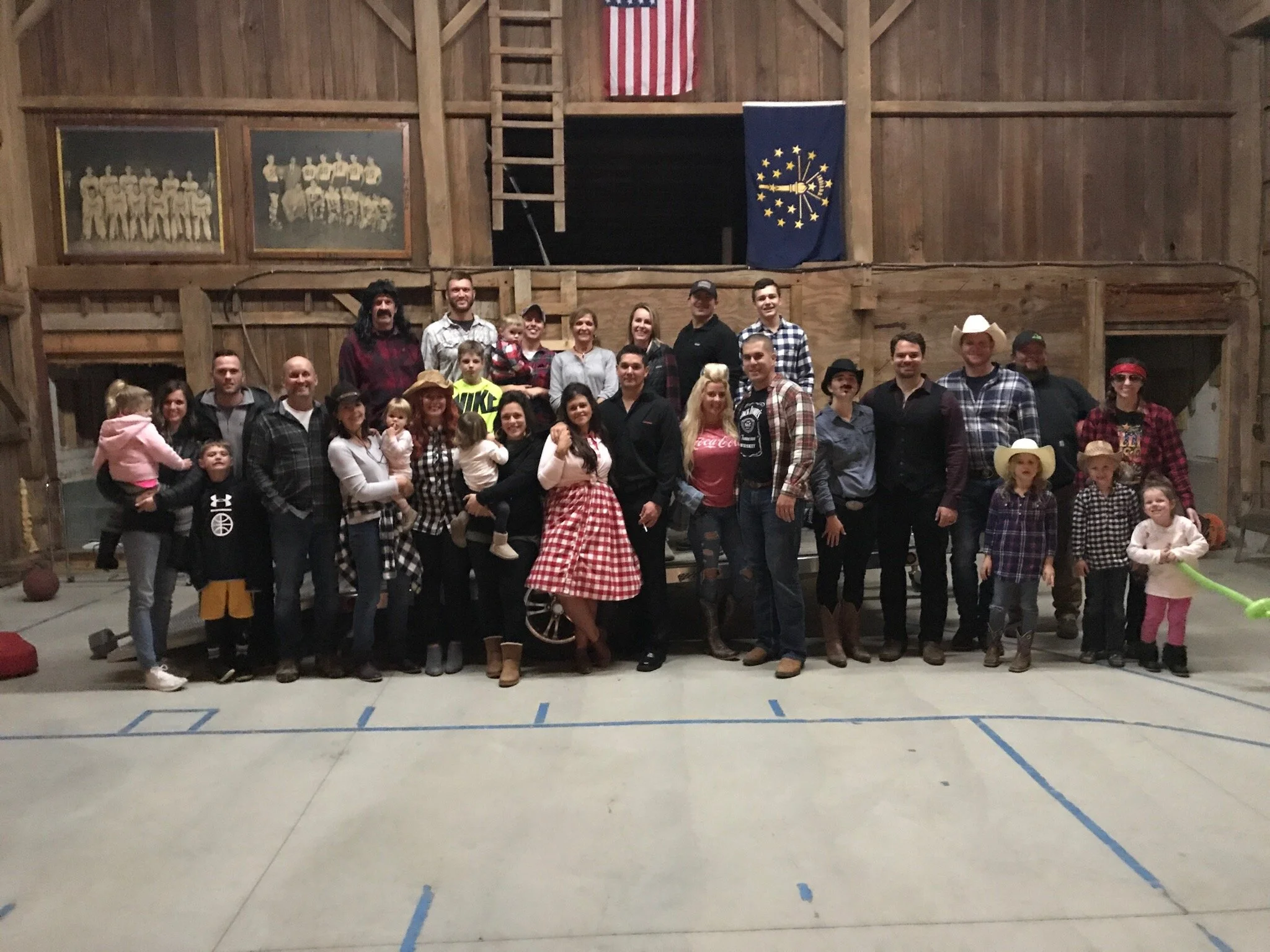Line Dancing in the Barn