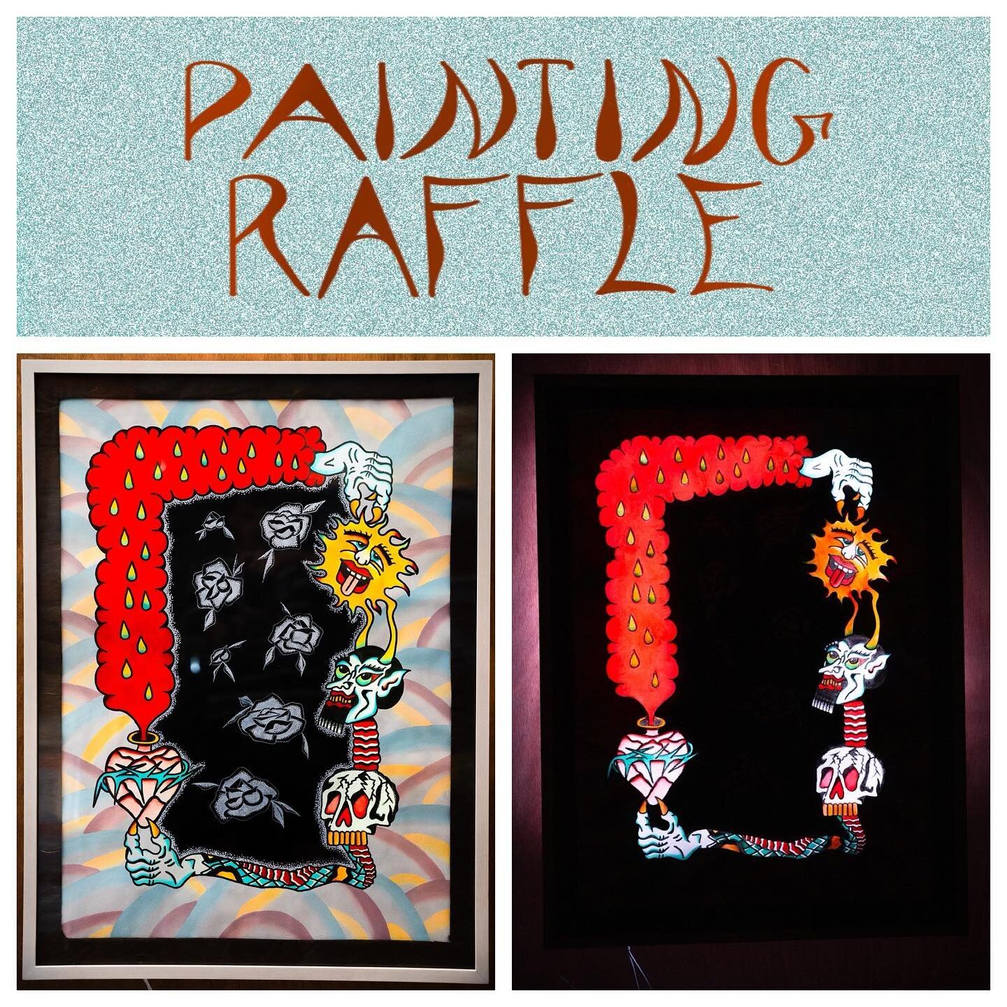 PAINTING RAFFLE !!! Swipe for details and how to enter !
&bull;
Hey everyone ! I&rsquo;m raffling off this light-up painting. It was really fun to make. Here are the details of the painting (frame/lights/remote is all included)
&bull; 32&rdquo;x23&rd
