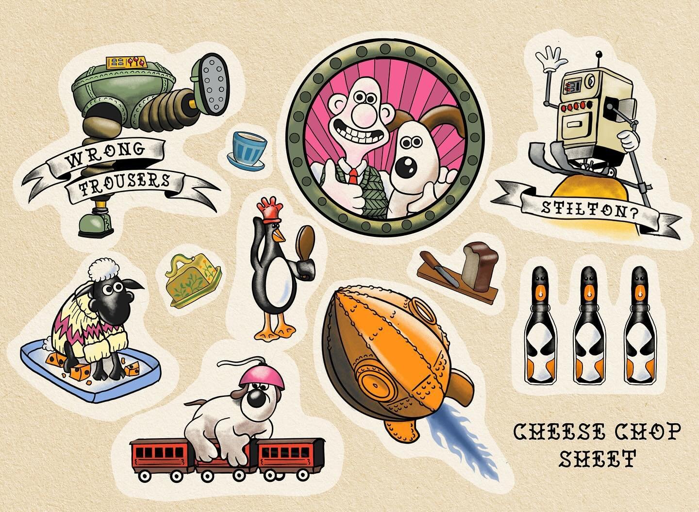 The sheet no one asked for but feeds my childhood soul. Booking through link in bio. #wallaceandgromit #cheesegromit