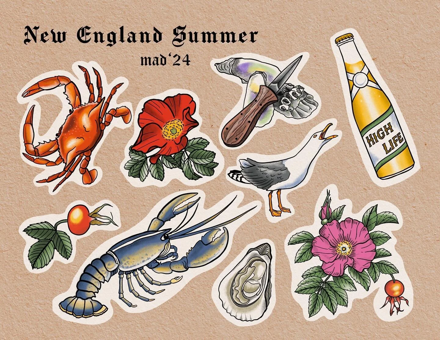 For all my fellow nautical New England bitches 🦀 pricing based on size. Book time thru the link in my bio