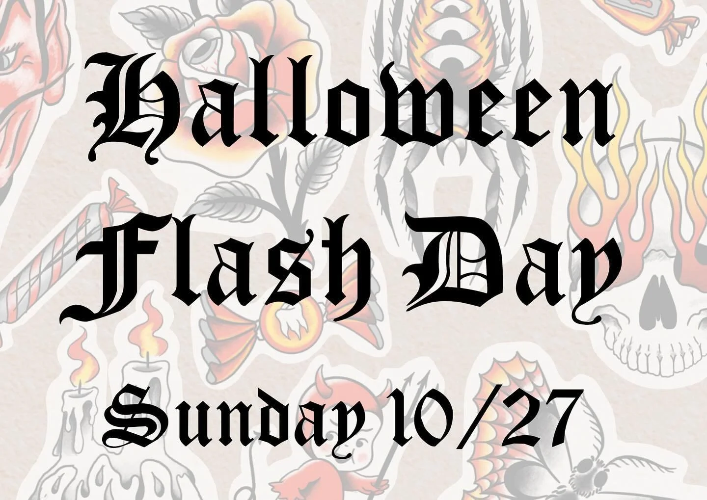 A special flash day for all you HALLOWEENIES! 

DM to book time on Sunday October 27th! Swing to the website to book time thru October!