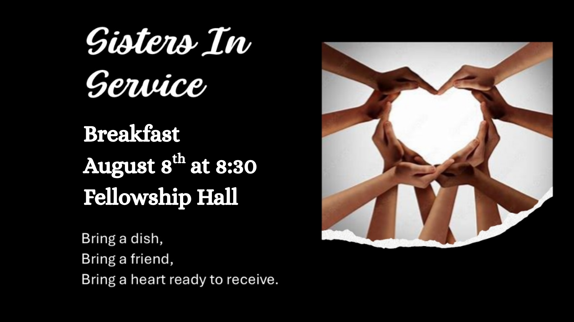 Sisters in Service Breakfast
