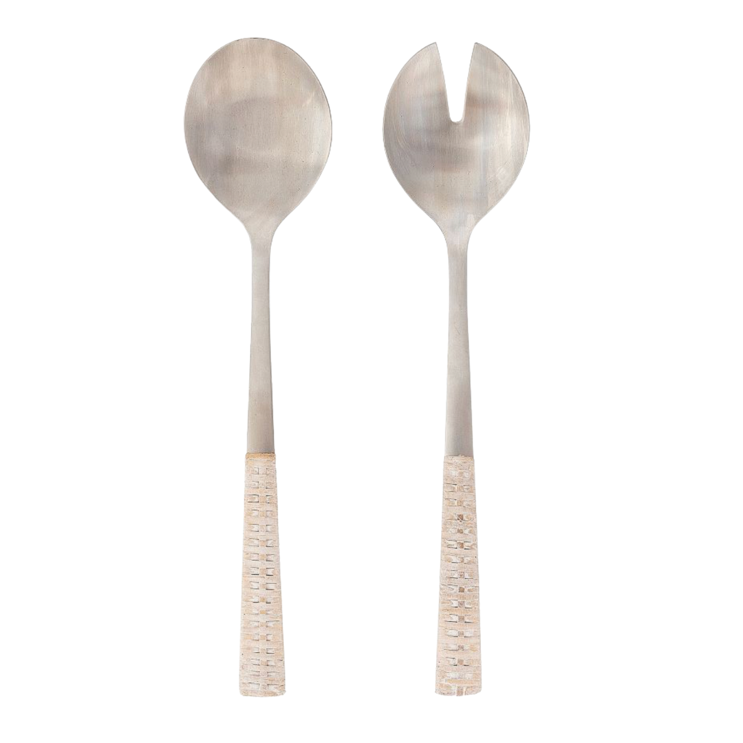 Handwoven Stainless Steel Serving Set