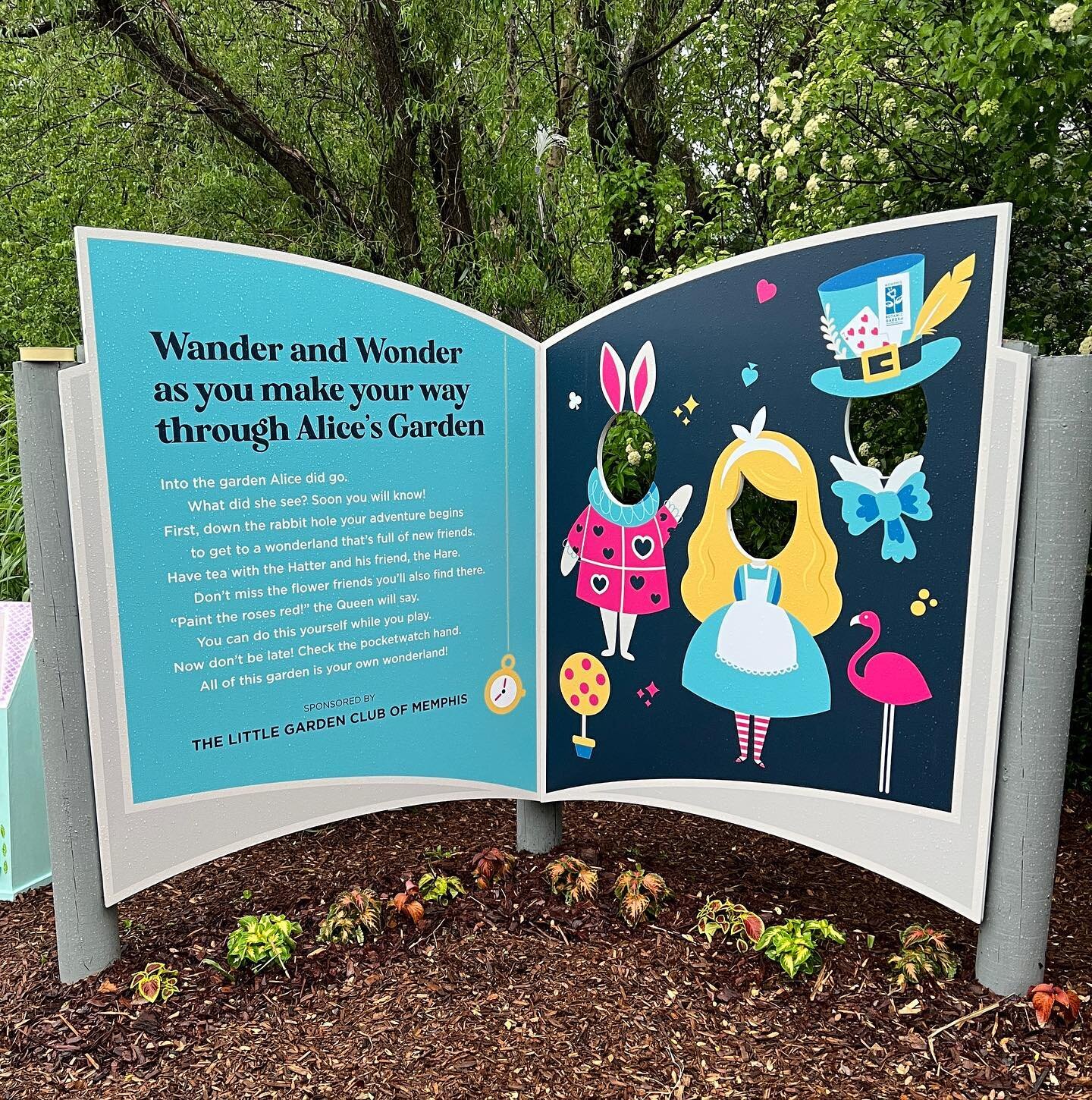 Little Garden Club is proud to sponsor the Idea Garden during the Alice&rsquo;s Adventures in the Garden exhibit at @memphisbotanic! Located in the Children&rsquo;s Garden, it is ready for little people to play and learn!
&hellip;..
#memphisbotanic #