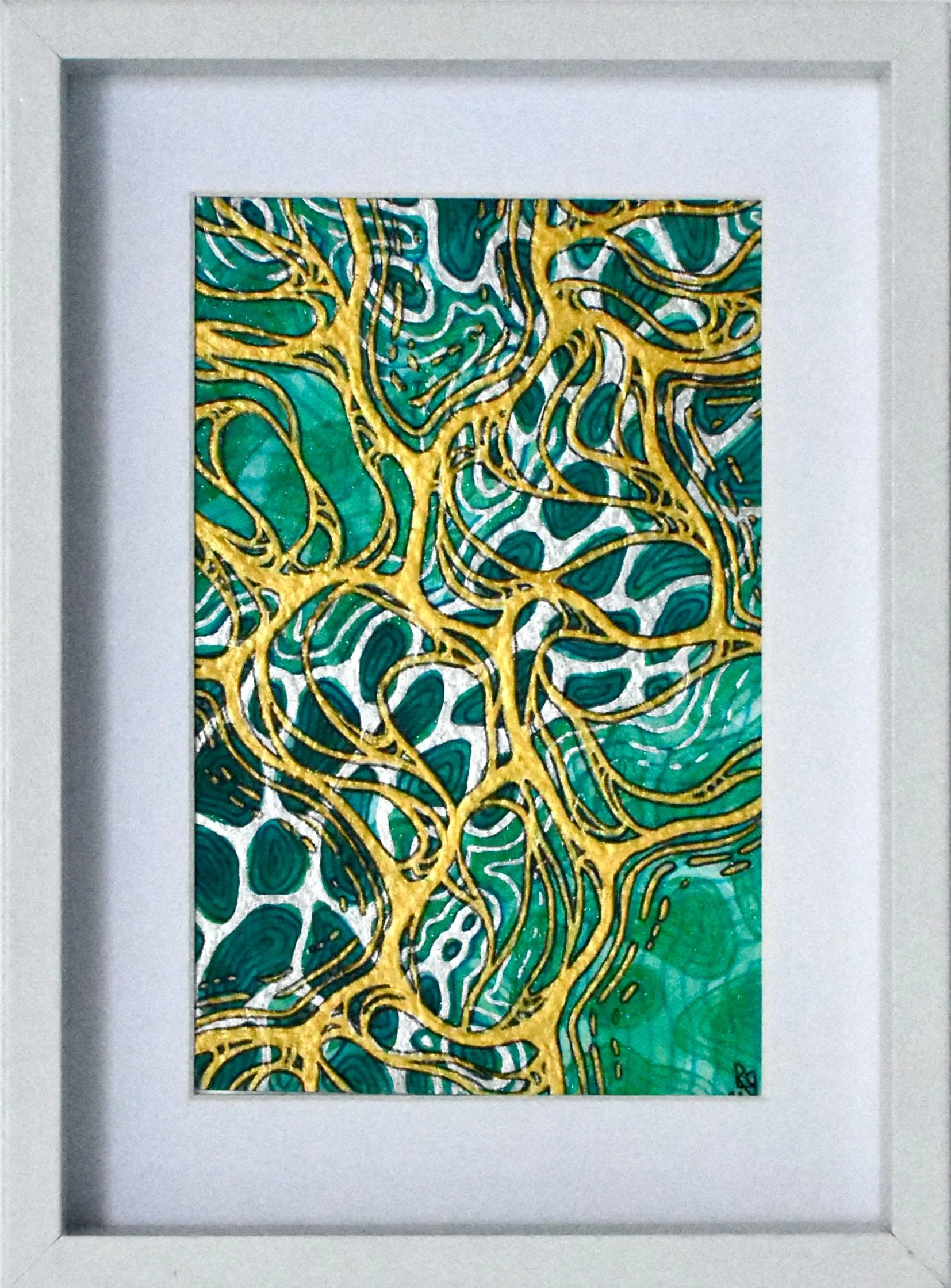 Shenandoah River, Virginia - 2023 - Watercolor, Pen and Ink & Acrylic on Paper