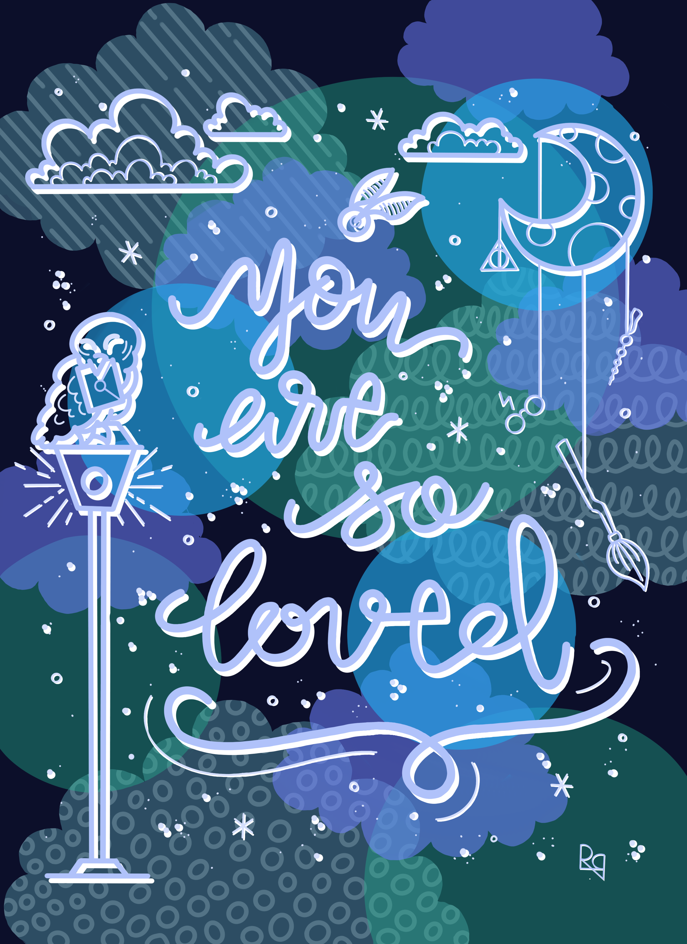 You Are So Loved - 2021 - Digital Drawing