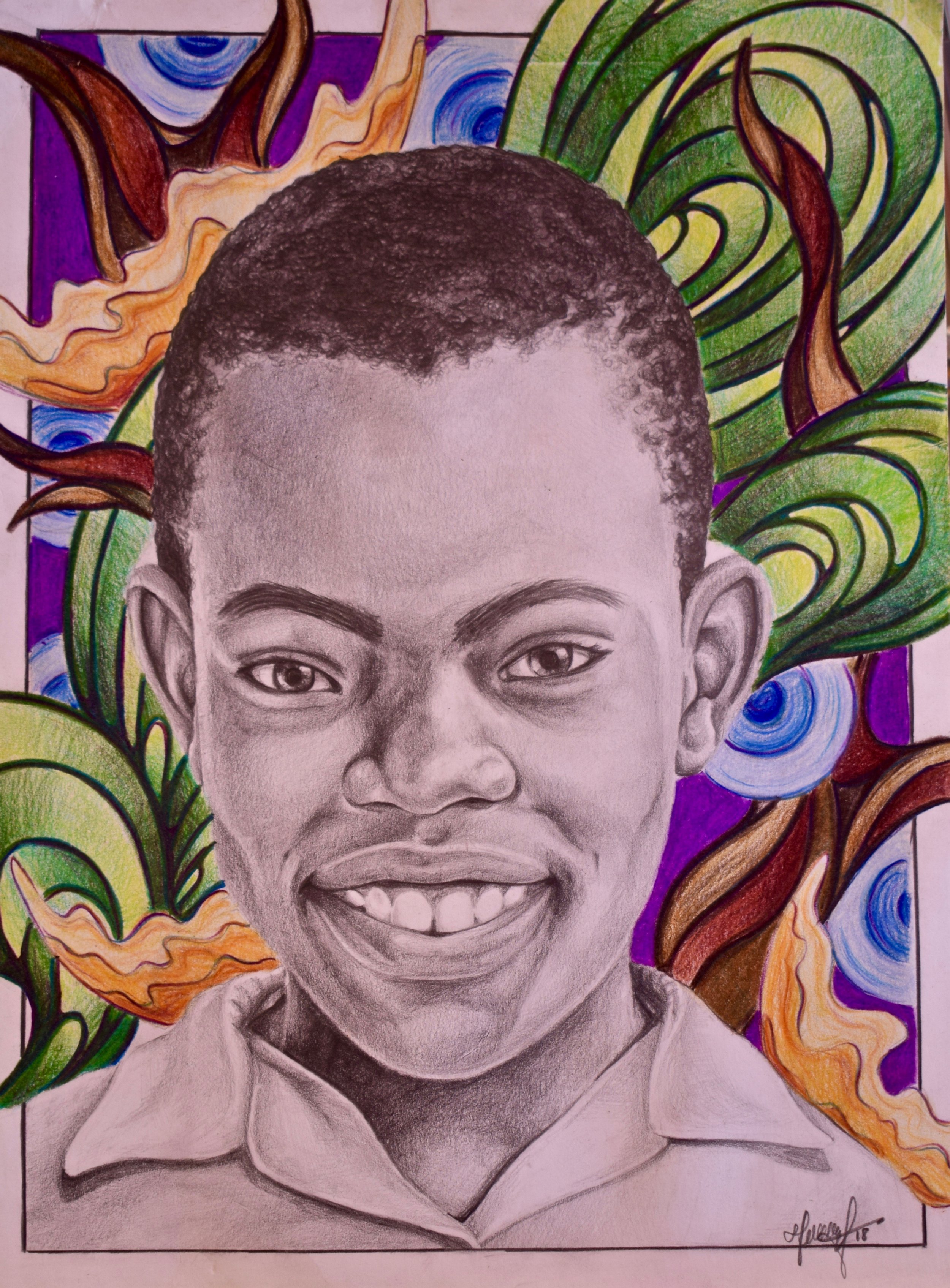The Memory Project - 2018 - Graphite & Colored Pencil on Bristol