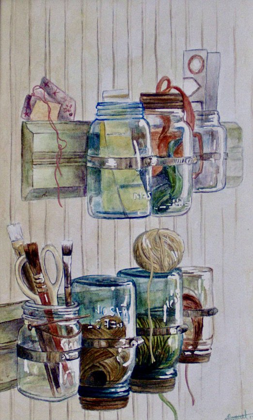 Art Supplies - 2014 - Watercolor on Paper