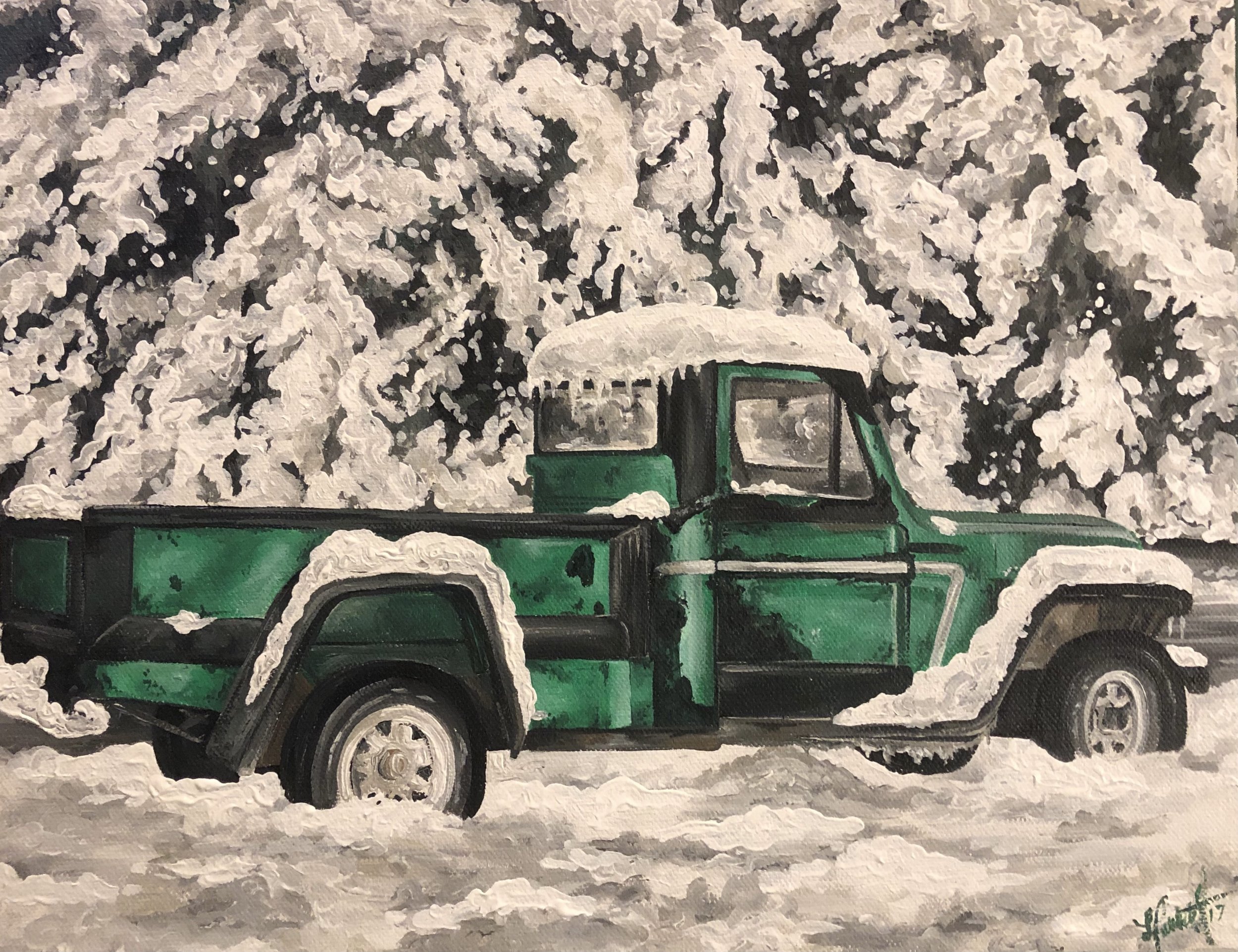 Grandpas Truck - 2018 - Acrylic on Canvas