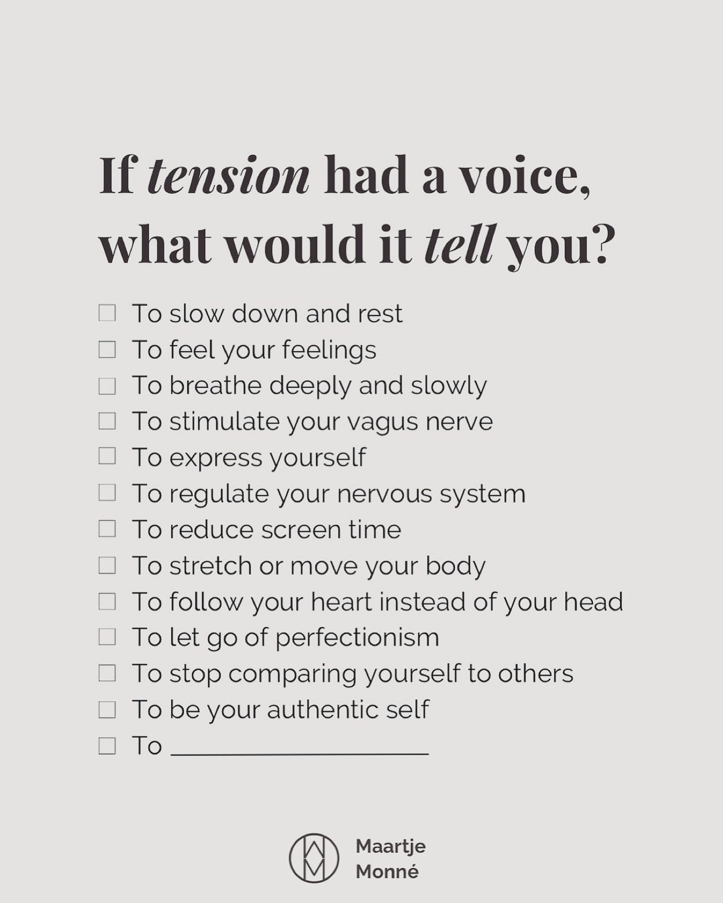 Body Awareness Education: &ldquo;This means that your body is an amazing instrument and a very important key to improving your health and well-being.&rdquo; ❤️

Repost from @voice_care_coaching ❤️
T E N S I O N - Your&nbsp;body is always communicatin