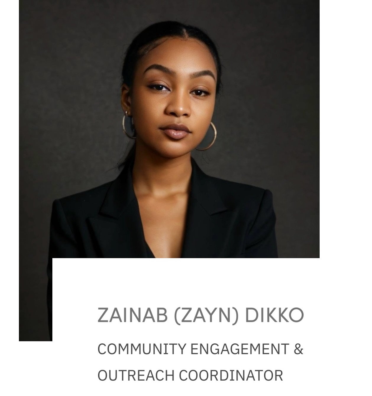 Meet the hearts behind the work. ♥️
At TEAO Canada, we believe healing starts with how we show up — and our team shows up with care, passion, and unwavering dedication.
Today, we honor:
• Zainab Dikko, Community Engagement &