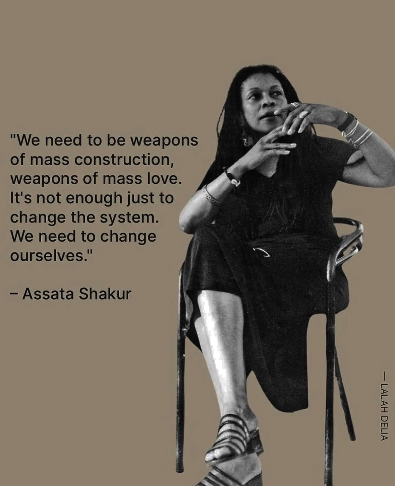 🪴 &ldquo;We need to be weapons of mass construction, weapons of mass love. It&rsquo;s not enough just to change the system. We need to change ourselves.&rdquo; &ndash; Assata Shakur 🪴

At TEAO Canada, we believe true healing and liberation are root