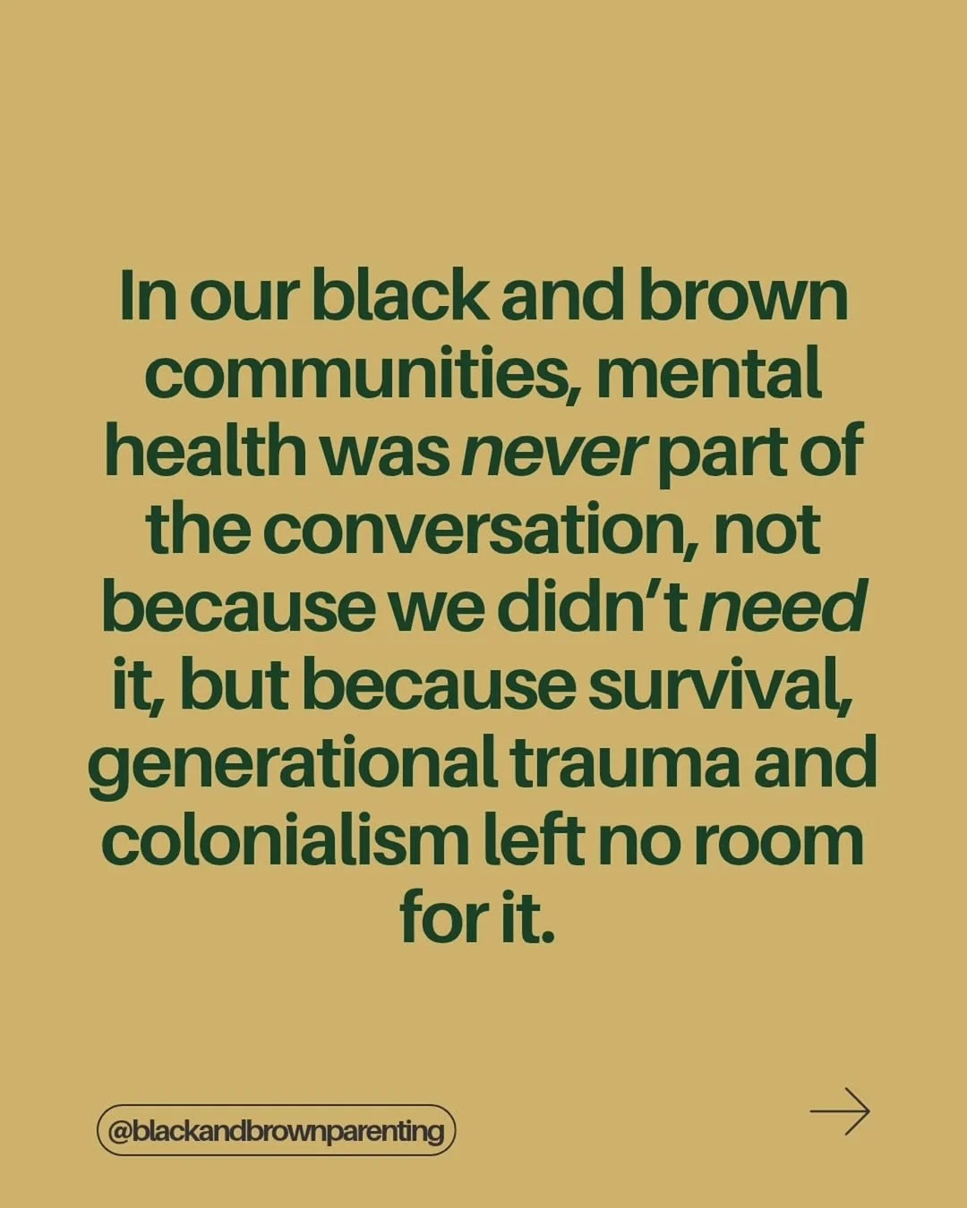 Educational Post by @blackandbrownparenting ♥οΈ
Here, we learn how to feel, speak, and reclaim ourselves because our ancestors didn’t have the privilege, but we do π₯
#bipocmentalhealth
#culturalhealing
#culturallyresponsiveteaching
#ne
