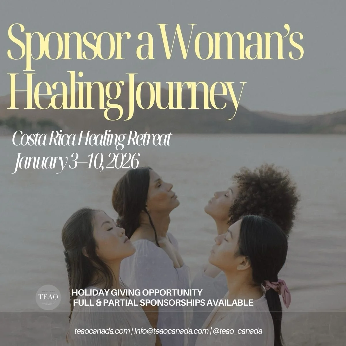 Sponsorship Offering: As shared by our CEO &amp; Founder of TEAO Canada, Nicole @wounds2wings she&rsquo;s  learned that healing is not an individual act &mdash; it&rsquo;s a collective investment in our shared humanity And she shares this from lived 