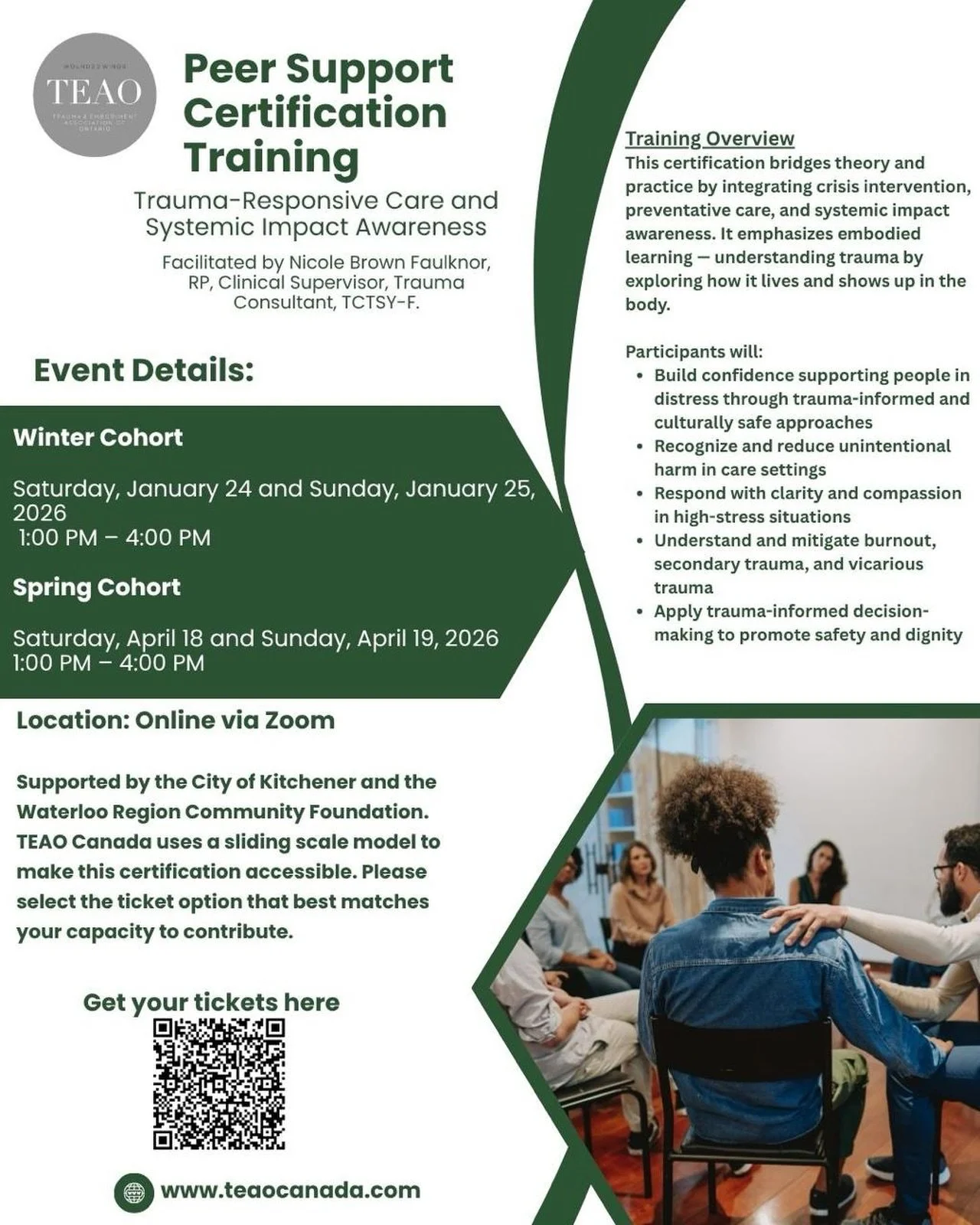 Strengthening Community Care Through Peer Support Training

We&rsquo;re nearly sold out for this weekend&rsquo;s Peer Support Certification Training, and we want to take a moment to say thank you. 🙌🏾🙌🏾🙌🏾

To the leaders, practitioners, parents,