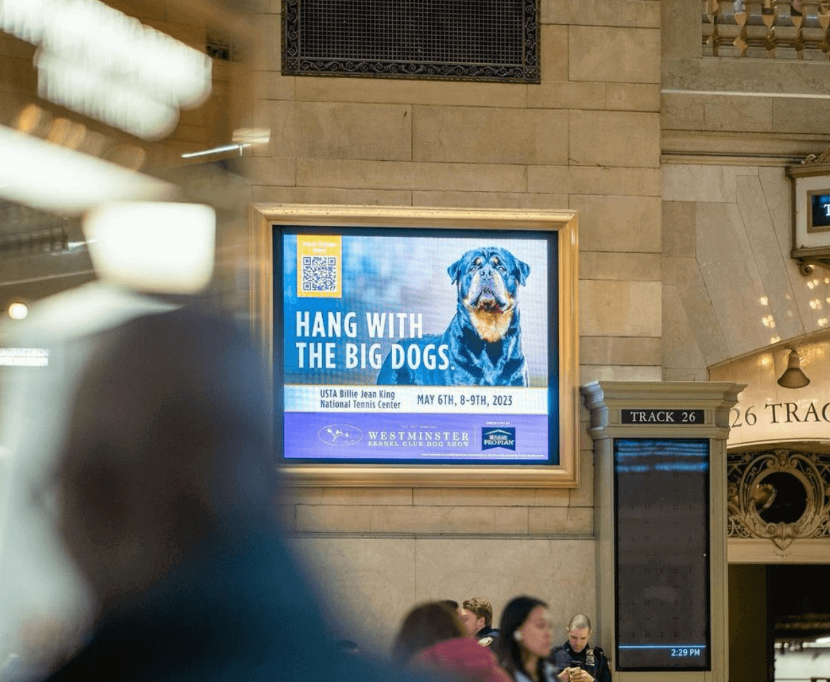 Grand central outdoor ads
