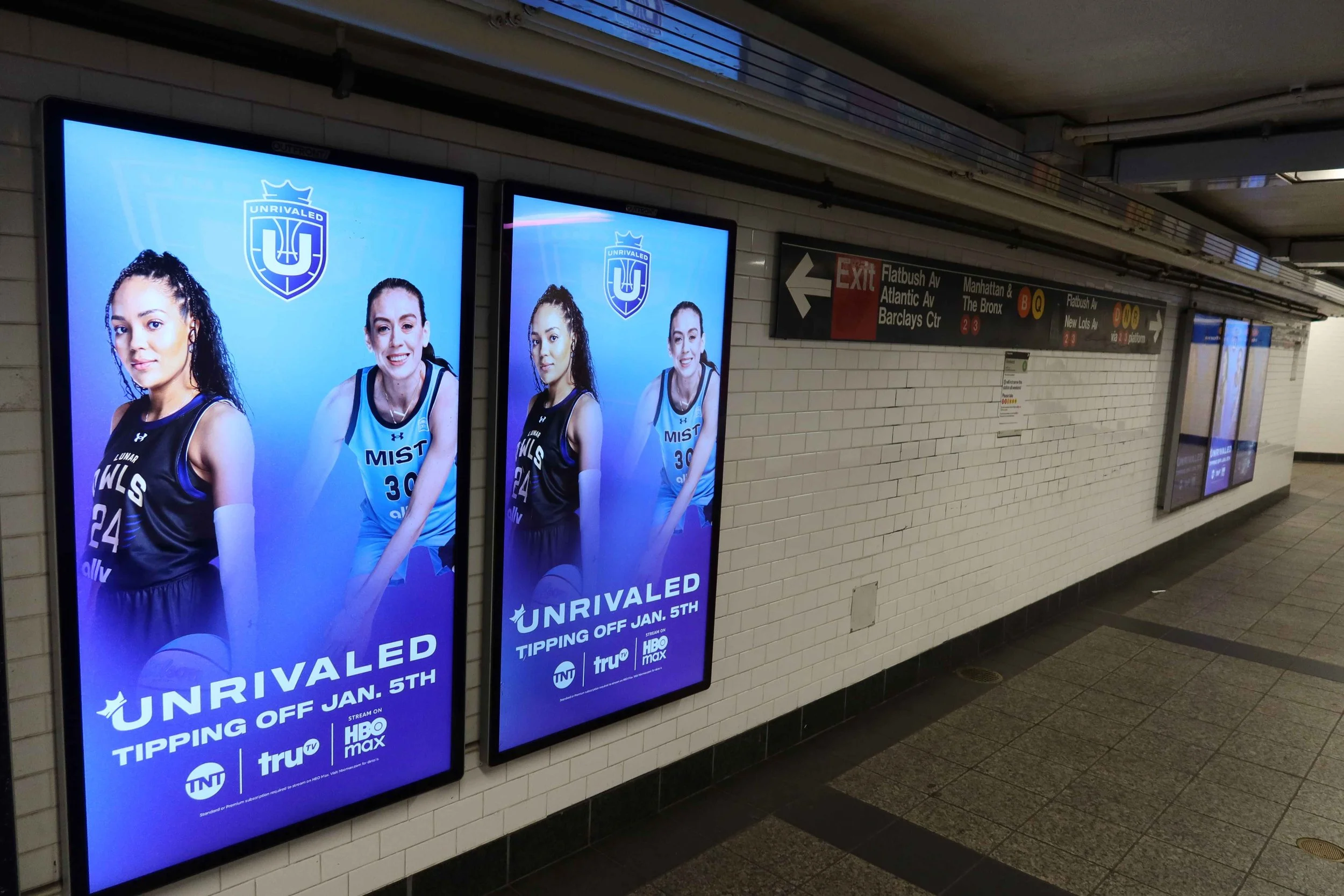 Unrivaled league subway digital campaign nyc.jpeg