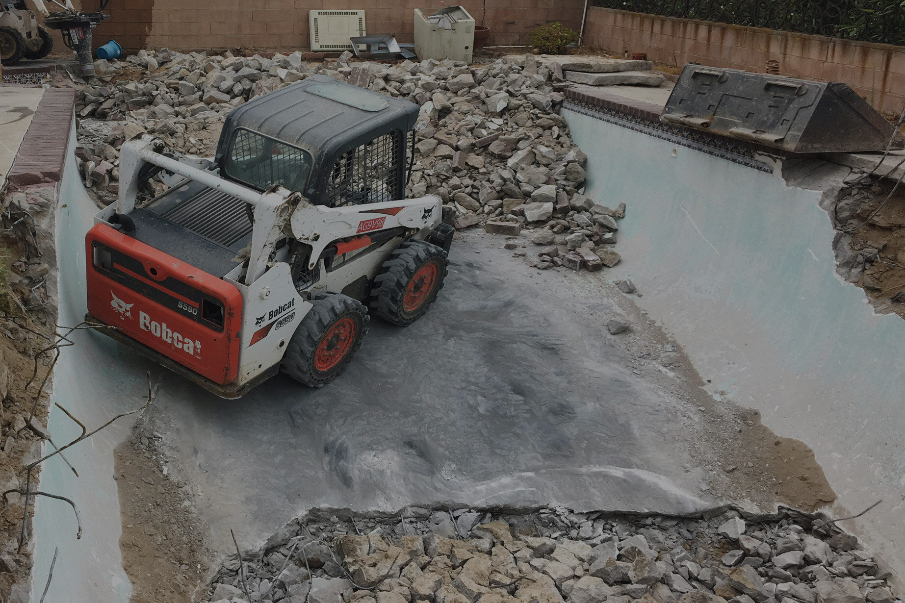   The Demo Process   Learn more about the process of removing a swimming pool    learn more   