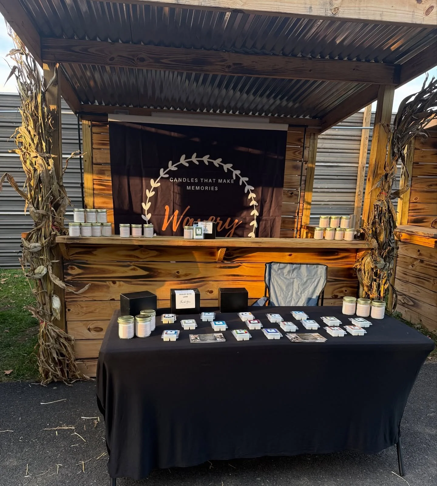 @thelighthouse1893 is glowing a little brighter today thanks to Waxery 🕯️💛 Stop by our booth for hand-poured candles, wax melts &amp; more! Today 5-9pm 
#Waxery #CandlesThatMakeMemories #LocalVibes #TheLighthouse