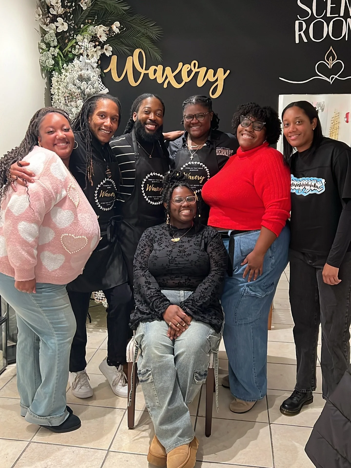 Squad goals 🖤✨ Candles poured, vibes on 100, memories made at Waxery! This is what community, creativity, and good energy look like 🔥🕯️

Ready to bring your people and make your own custom candle experience?
👉 Book your spot now &mdash; link in b