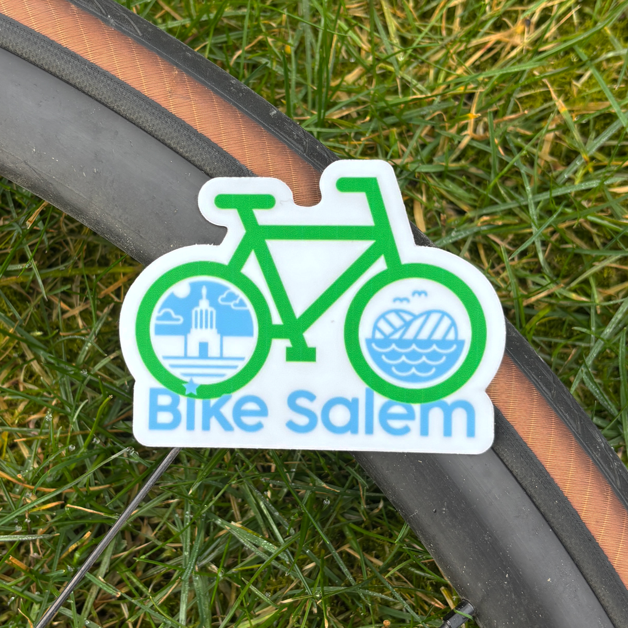 Bike Salem Oregon Sticker