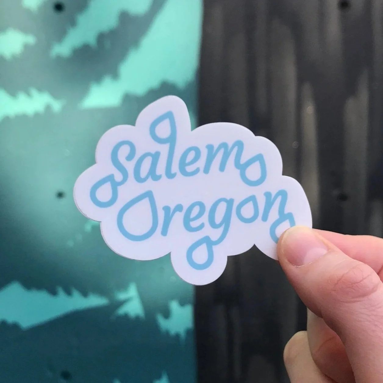 Salem Rain Cloud Sticker